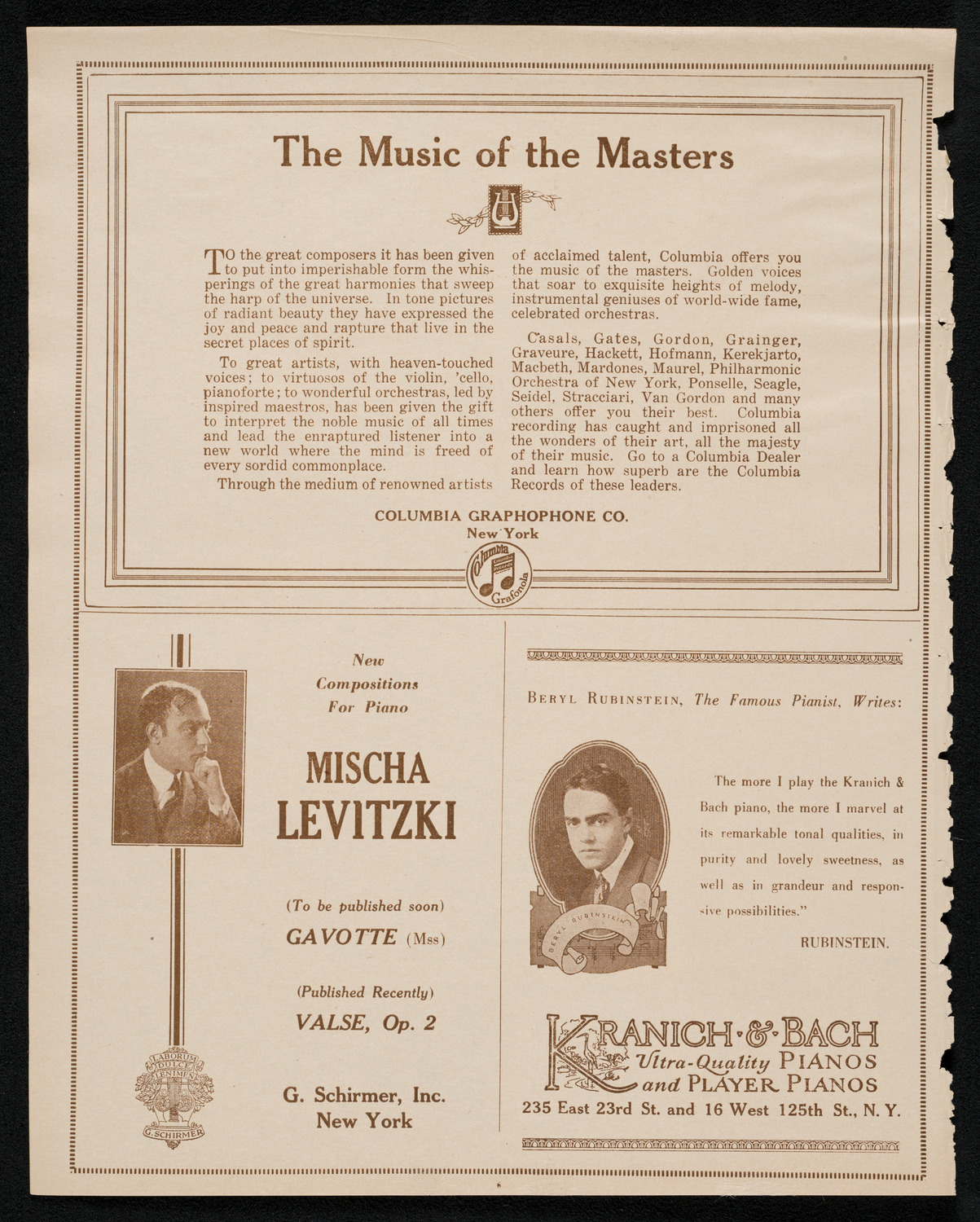 Symphony Concert for Young People, January 27, 1923, program page 6