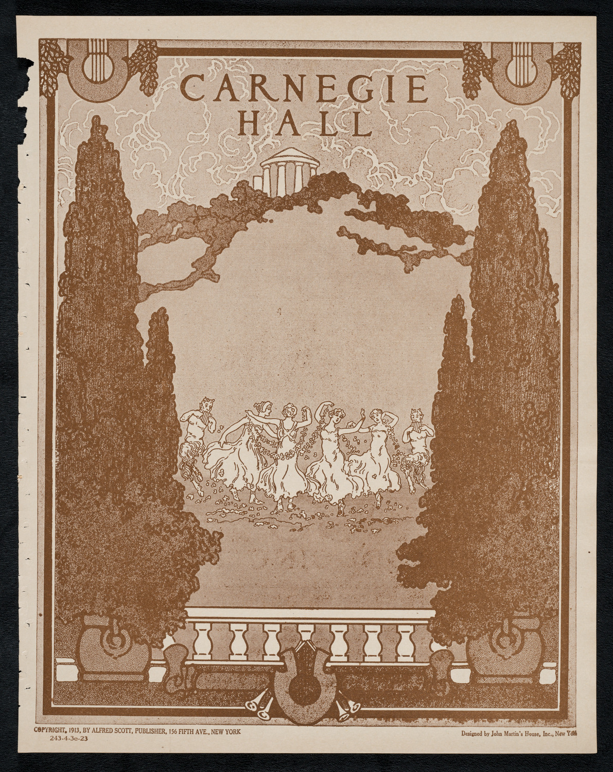 Philadelphia Orchestra, April 3, 1923, program page 1