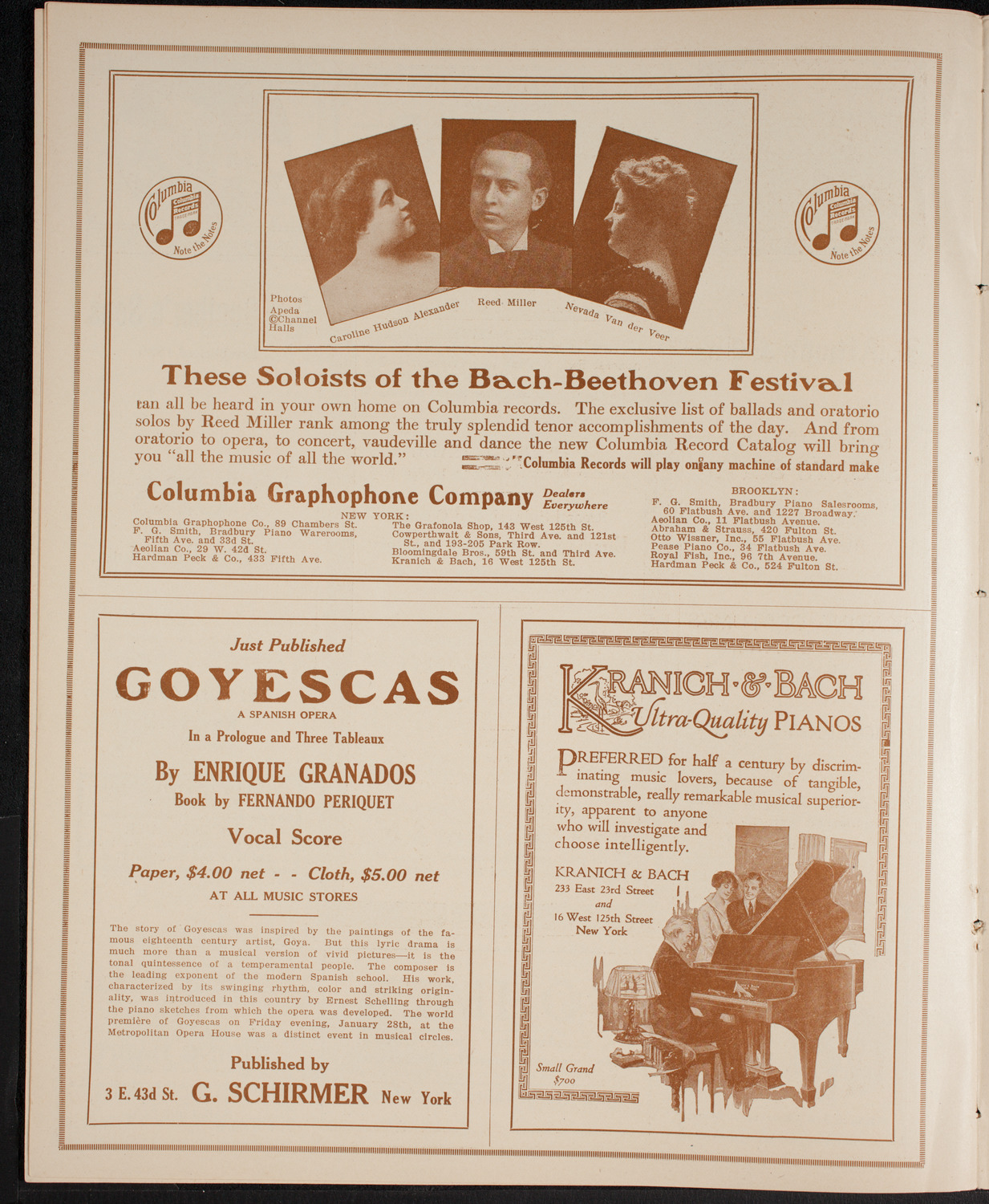 Russian Symphony Society of New York, January 29, 1916, program page 6