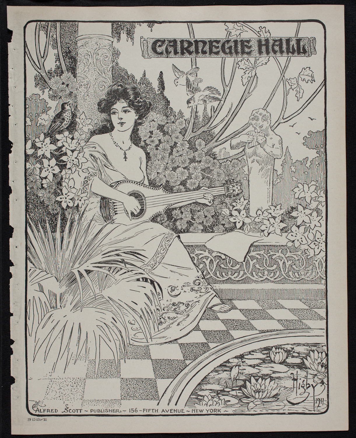Theodore Thomas Orchestra, December 13, 1911, program page 1