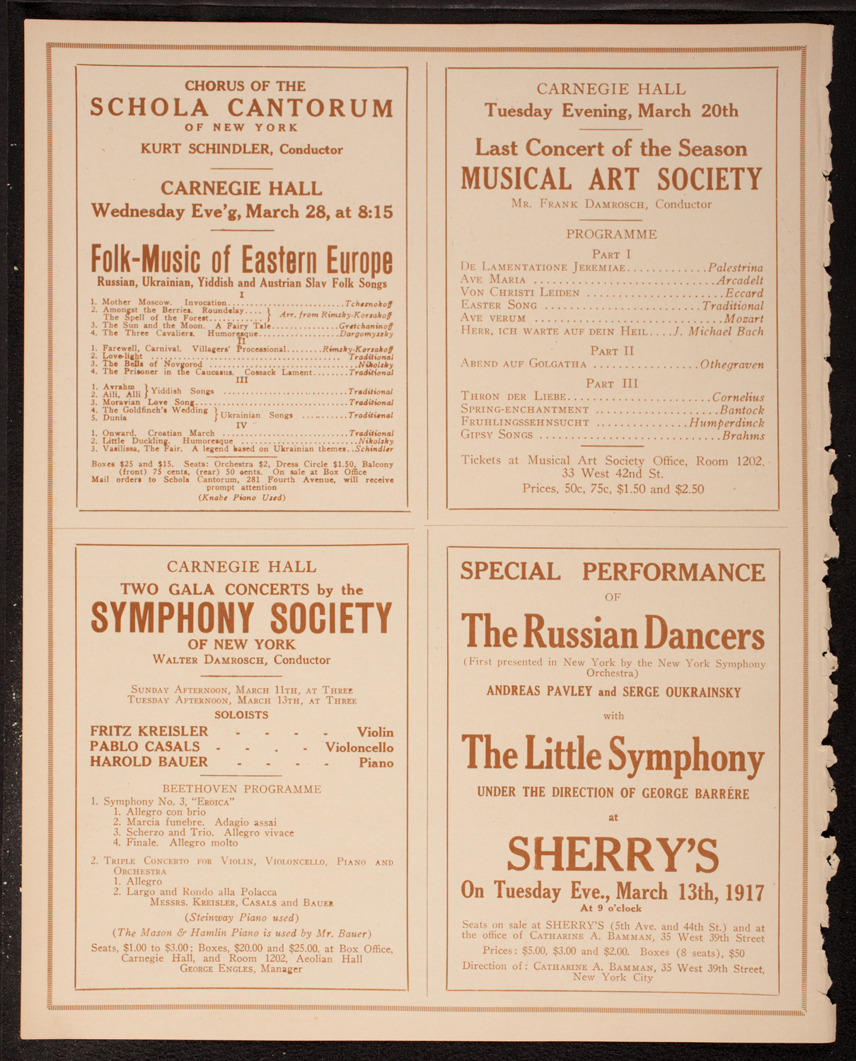 The Civic Forum, March 7, 1917, program page 8