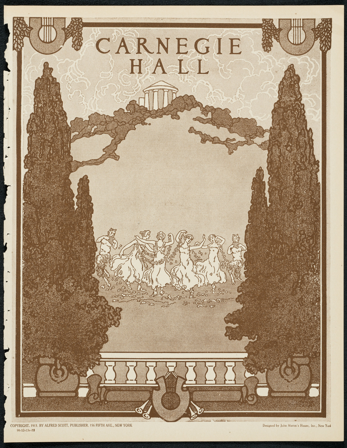 New York Philharmonic, December 13, 1923, program page 1