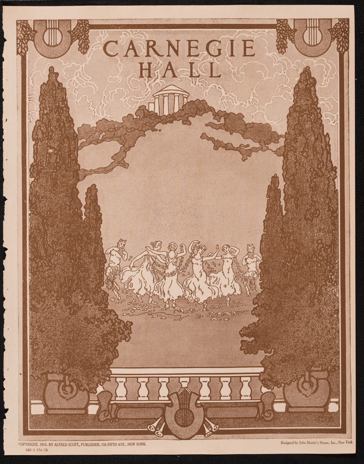 Burton Holmes Travelogue: Rome, February 15, 1925, program page 1