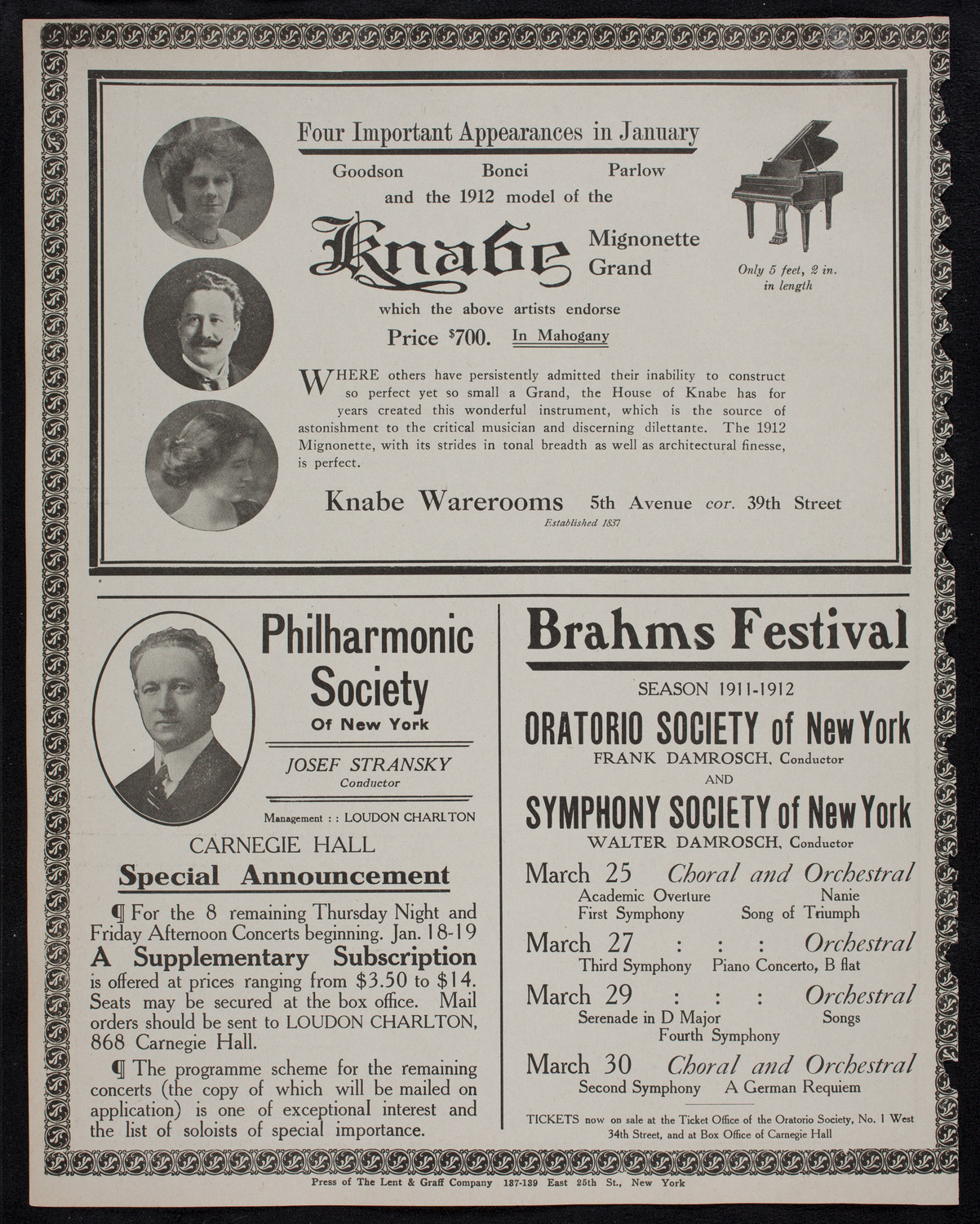 Burton Holmes Travelogue: Spain and Portugal, January 14, 1912, program page 12