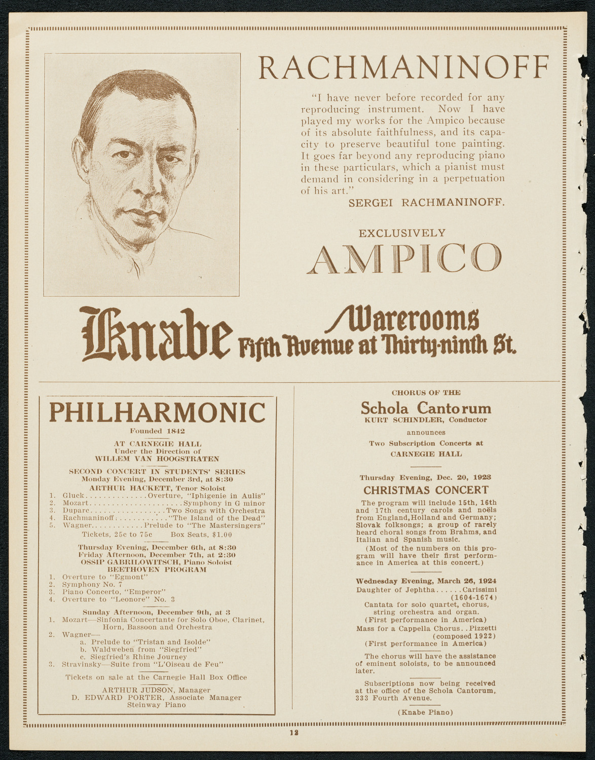 Newman Traveltalks: Brazil, December 2, 1923, program page 12