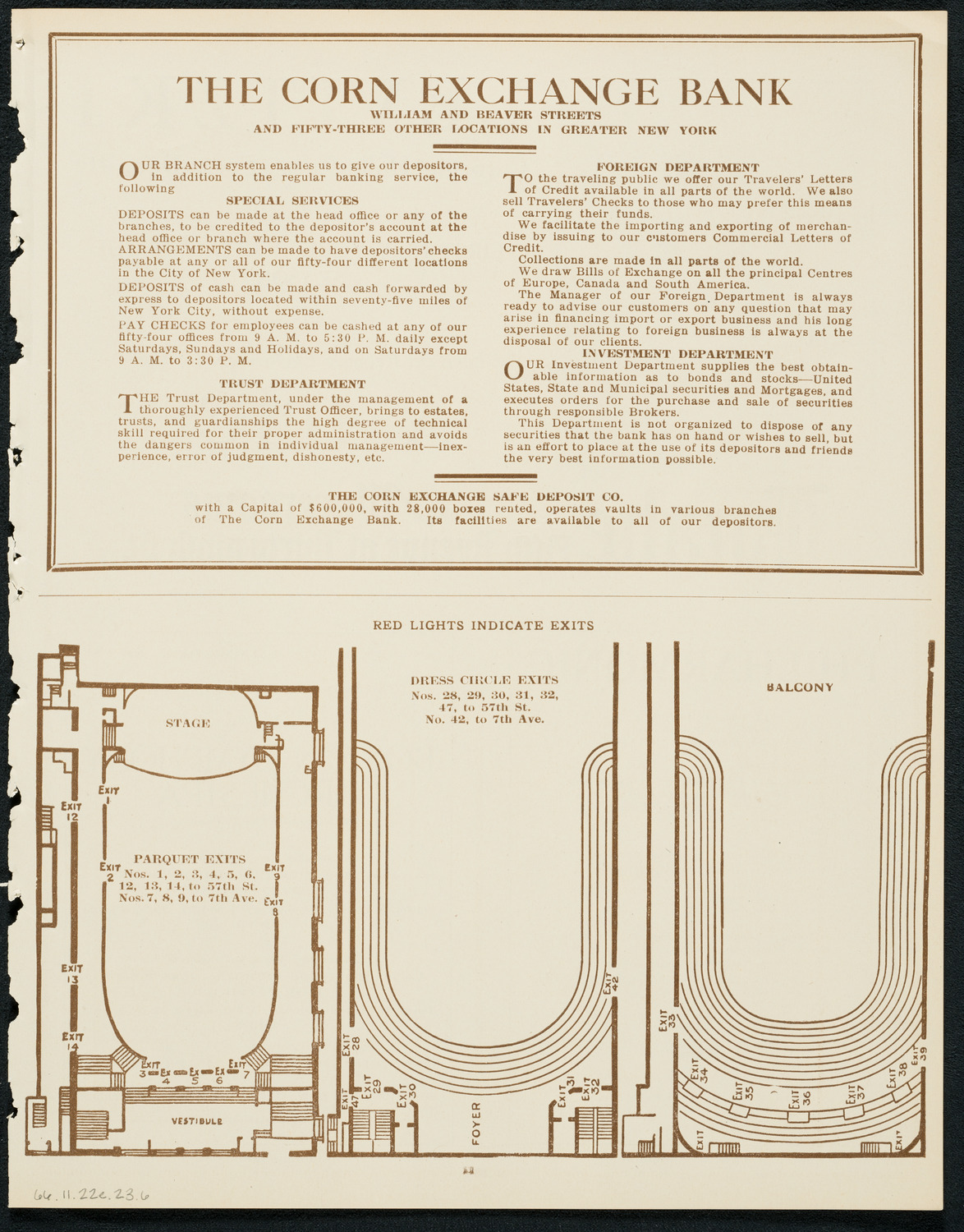 New York Philharmonic, November 22, 1923, program page 11