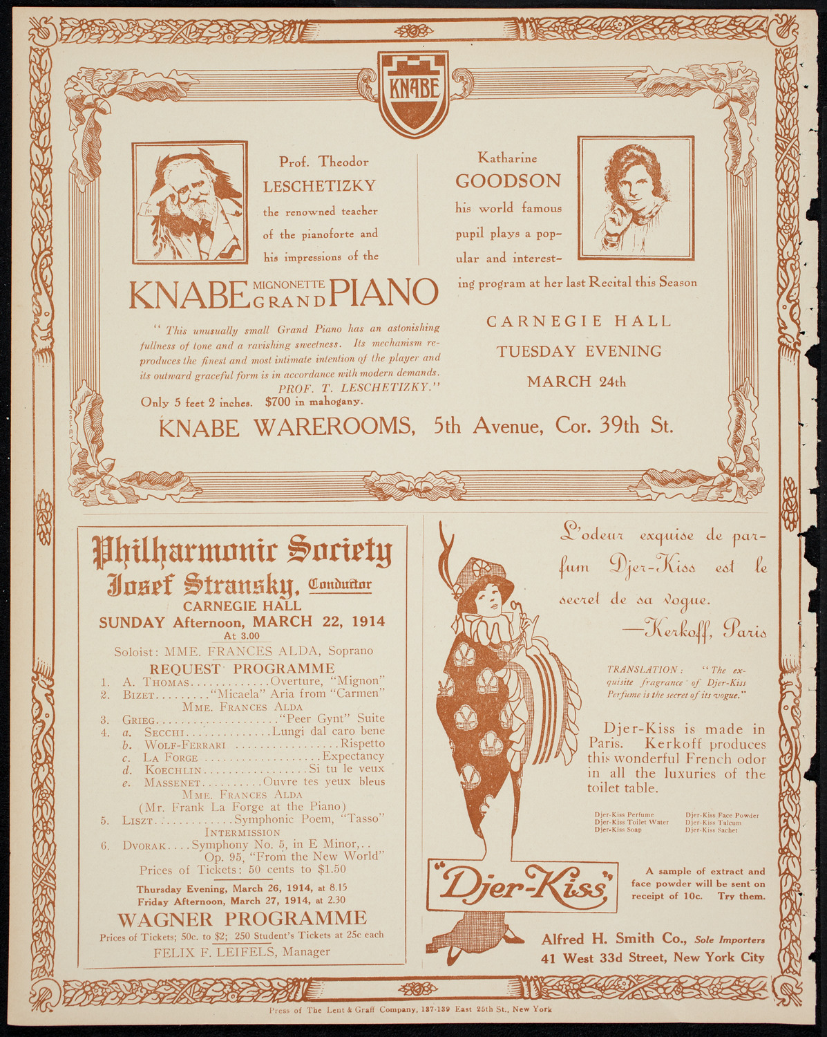 Lecture by Reverend Michael J. Phelan, with Gaelic Concert and Dancing, March 14, 1914, program page 12