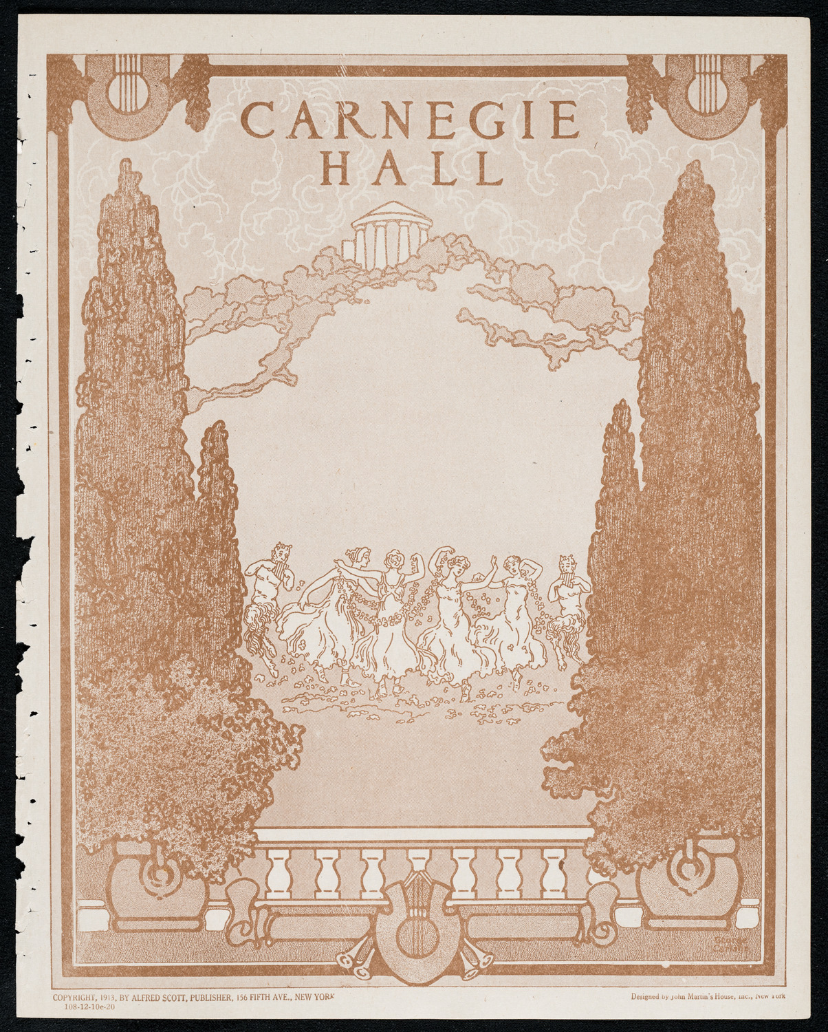 New York Symphony Orchestra, December 10, 1920, program page 1