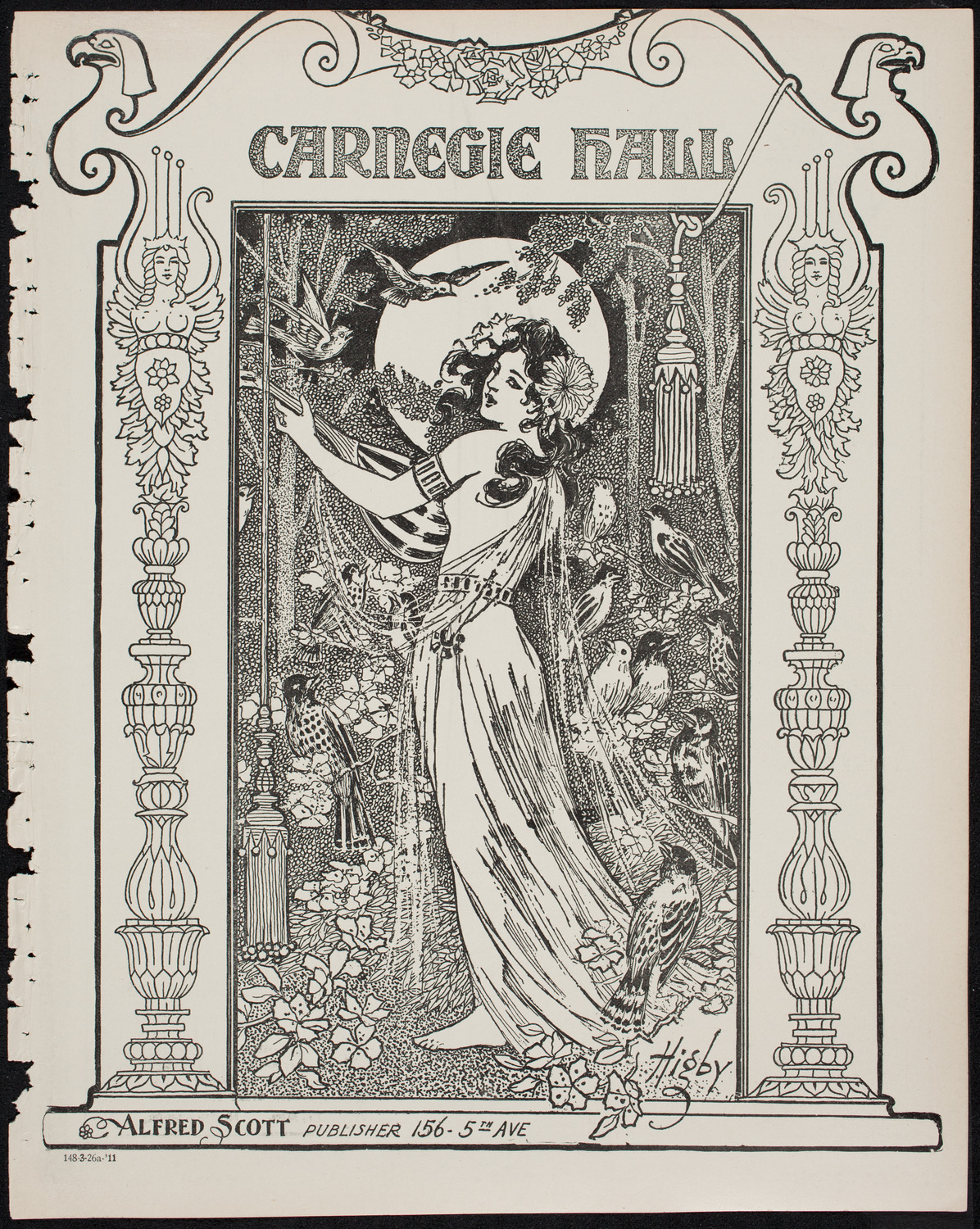 People's Symphony Concert, March 26, 1911, program page 1