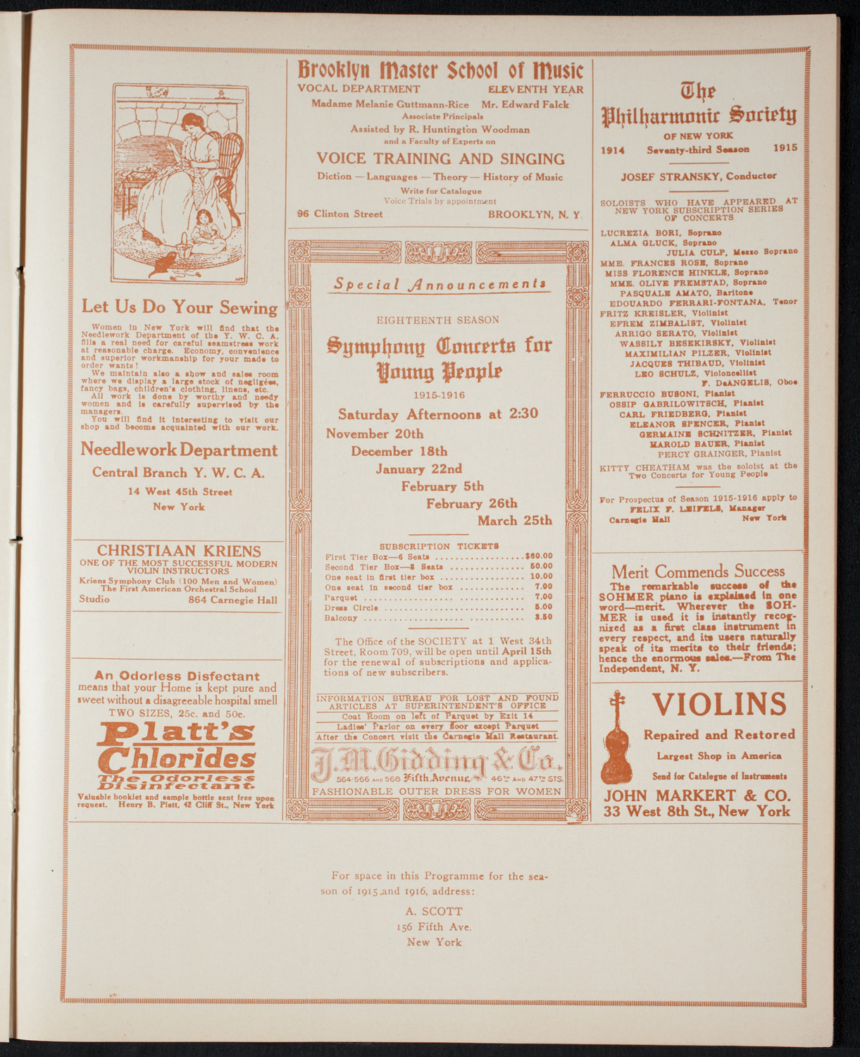 Illustrated War Lecture by James F.J. Archibald, April 18, 1915, program page 9