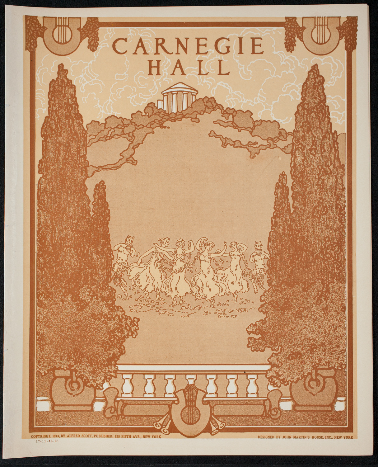 Boston Symphony Orchestra, November 4, 1915, program page 1