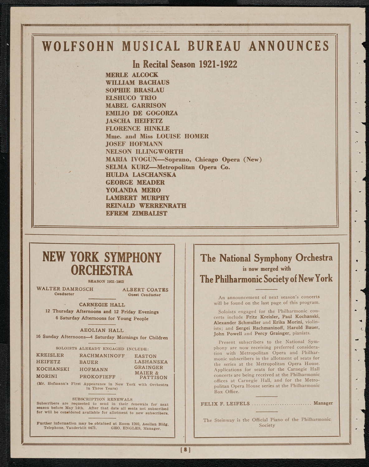 Pupils of Christine Dobbins, May 18, 1921, program page 8