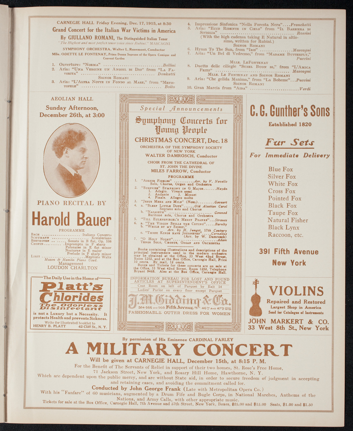 Elmendorf Lecture: The Grand Canyon of Arizona, December 12, 1915, program page 9