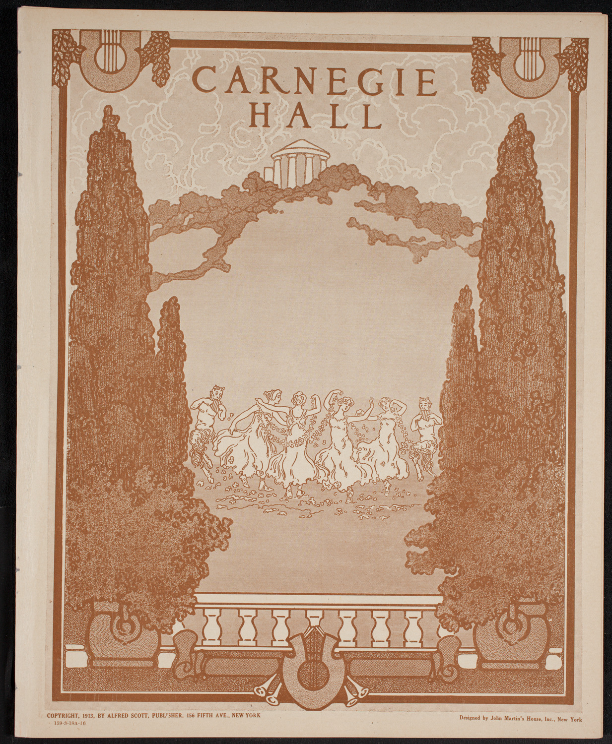 Boston Symphony Orchestra, March 18, 1916, program page 1