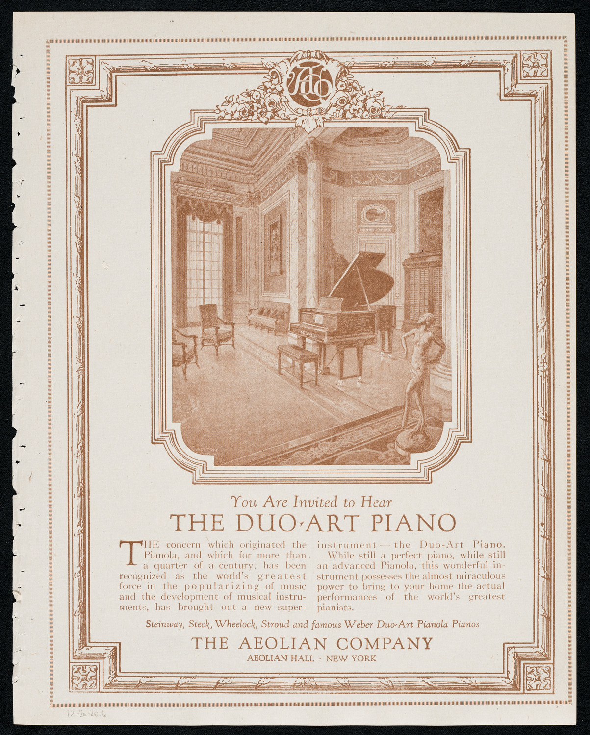 New York Symphony Orchestra, December 2, 1920, program page 11
