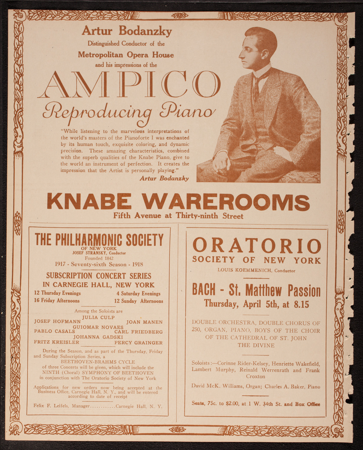 The Civic Forum, April 3, 1917, program page 12