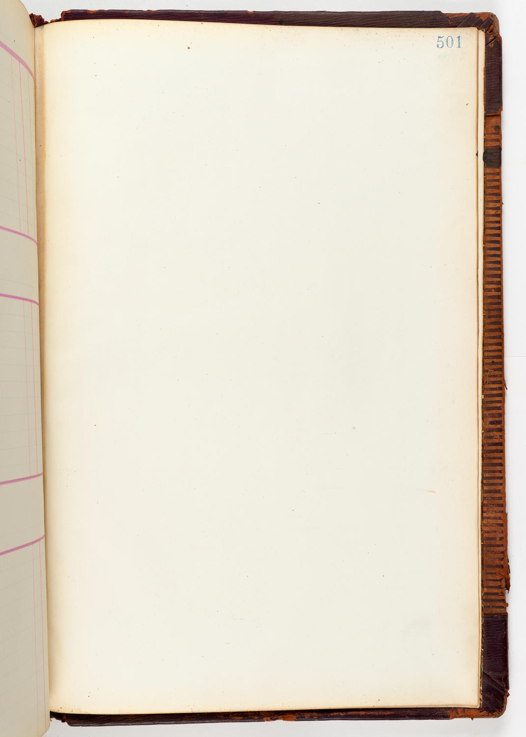 Music Hall Accounting Ledger, volume 3, page 501