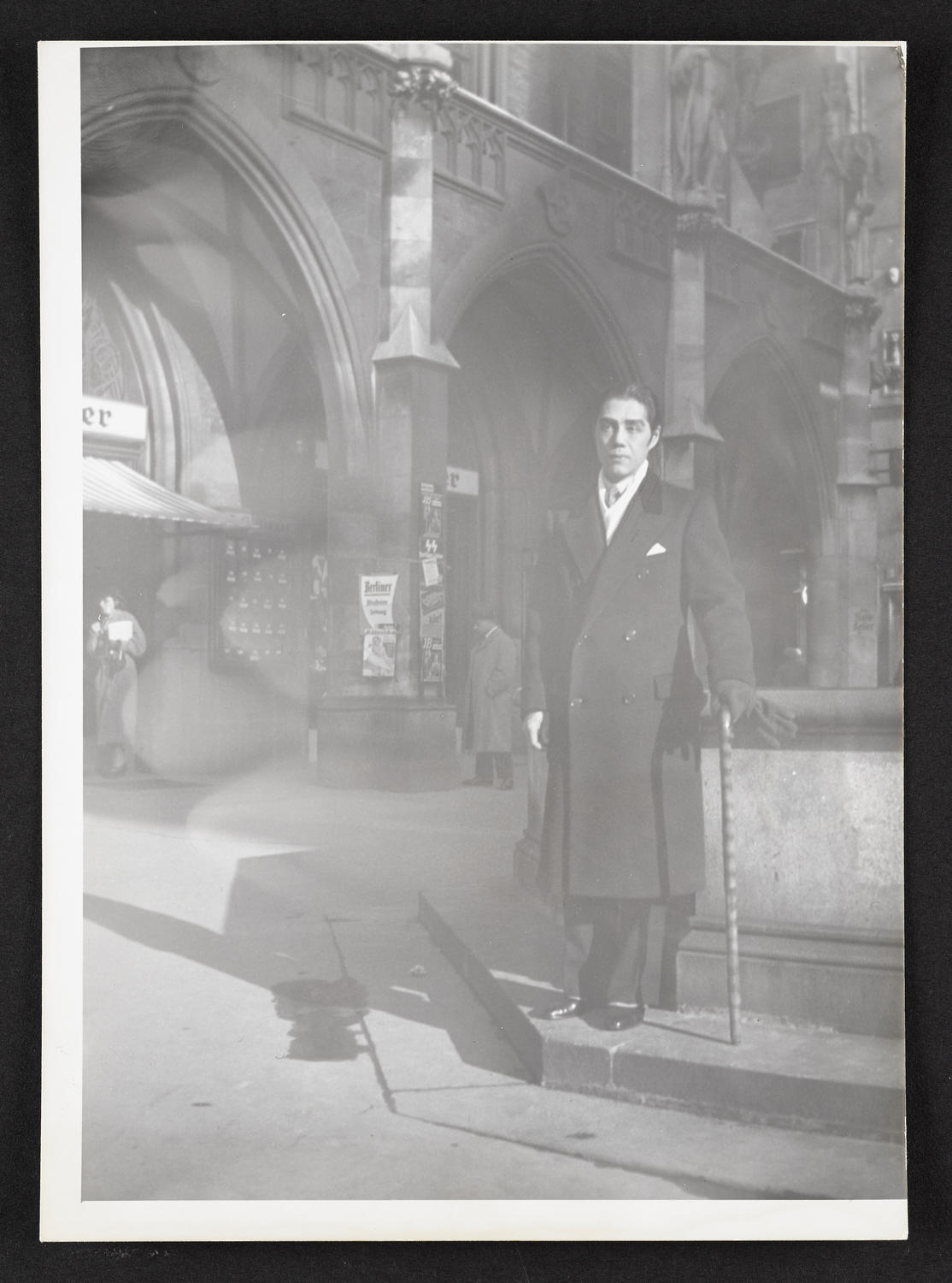 Yeichi Nimura in front of City Hall, Munich, Germany