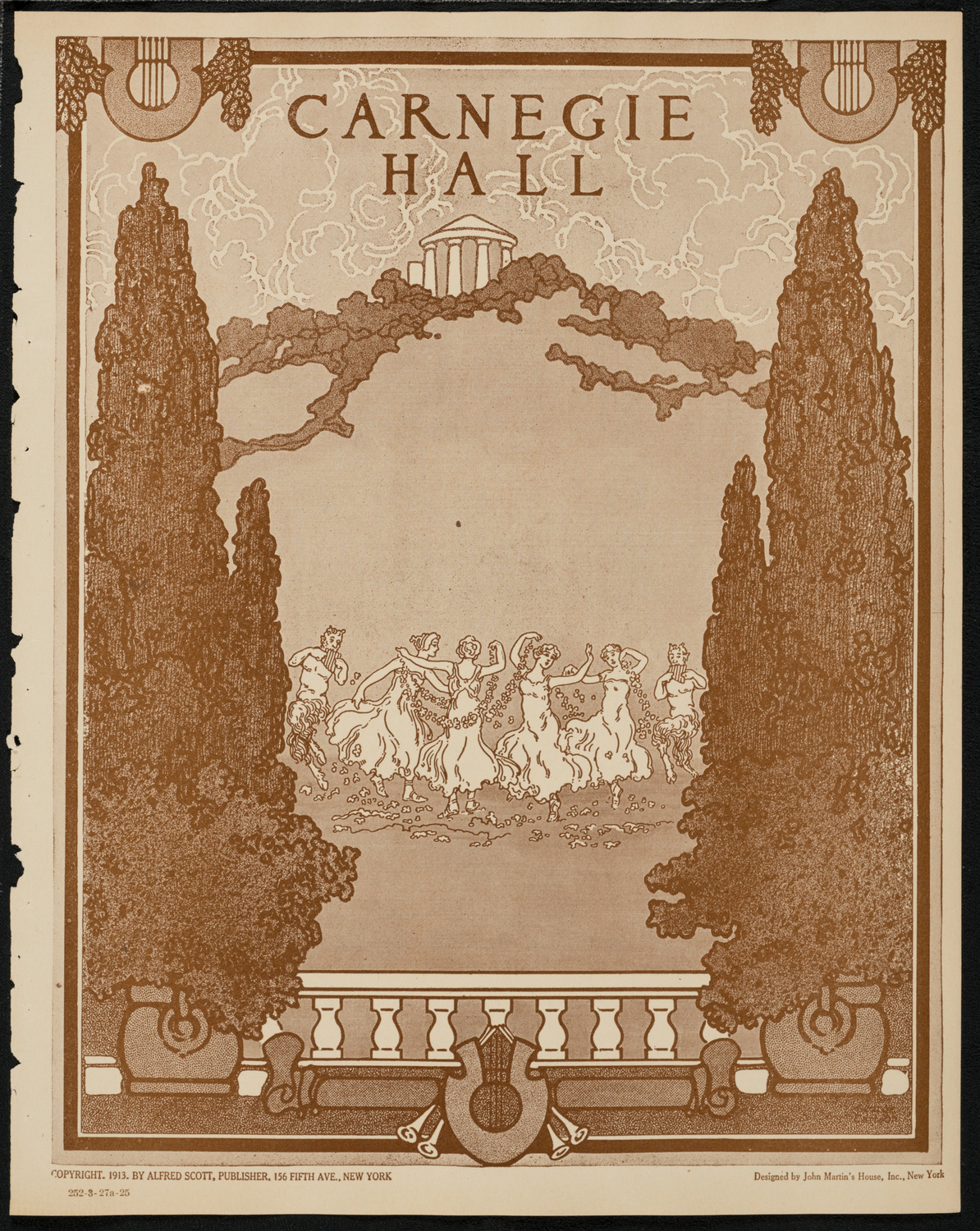 New York Philharmonic, March 27, 1925, program page 1