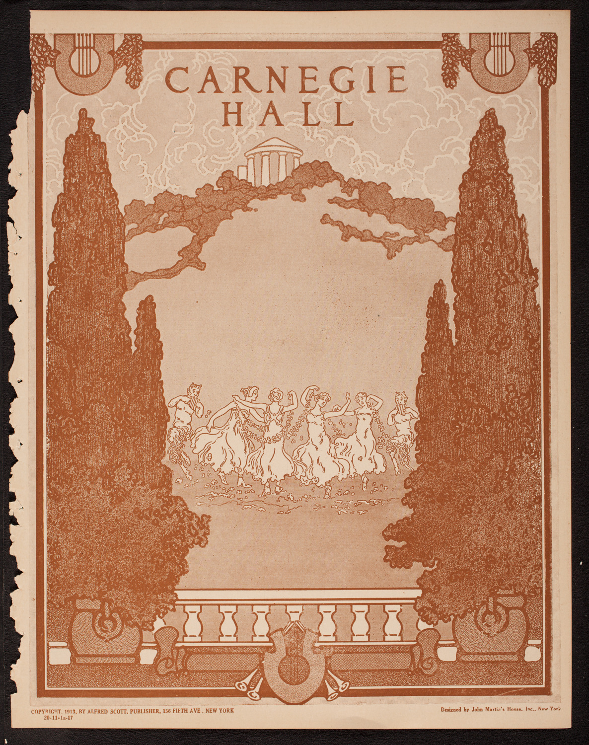 New York Symphony Orchestra, November 1, 1917, program page 1