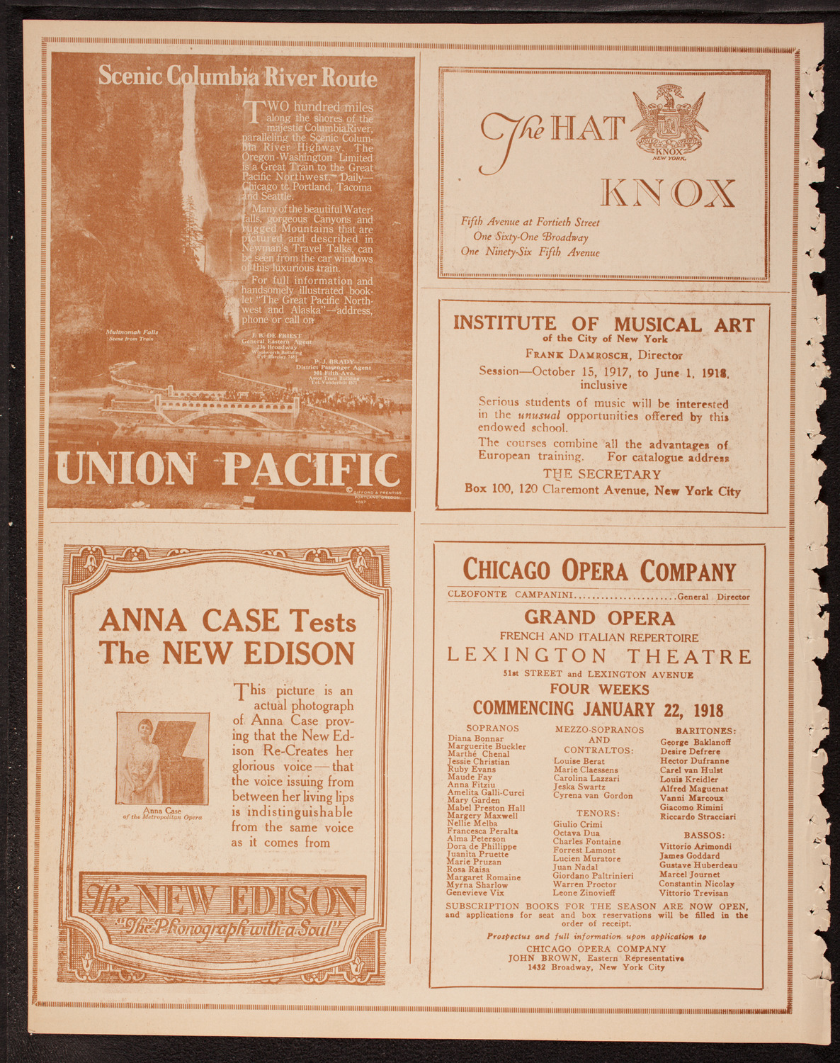 Newman Traveltalks: Our West Indies, December 16, 1917, program page 2