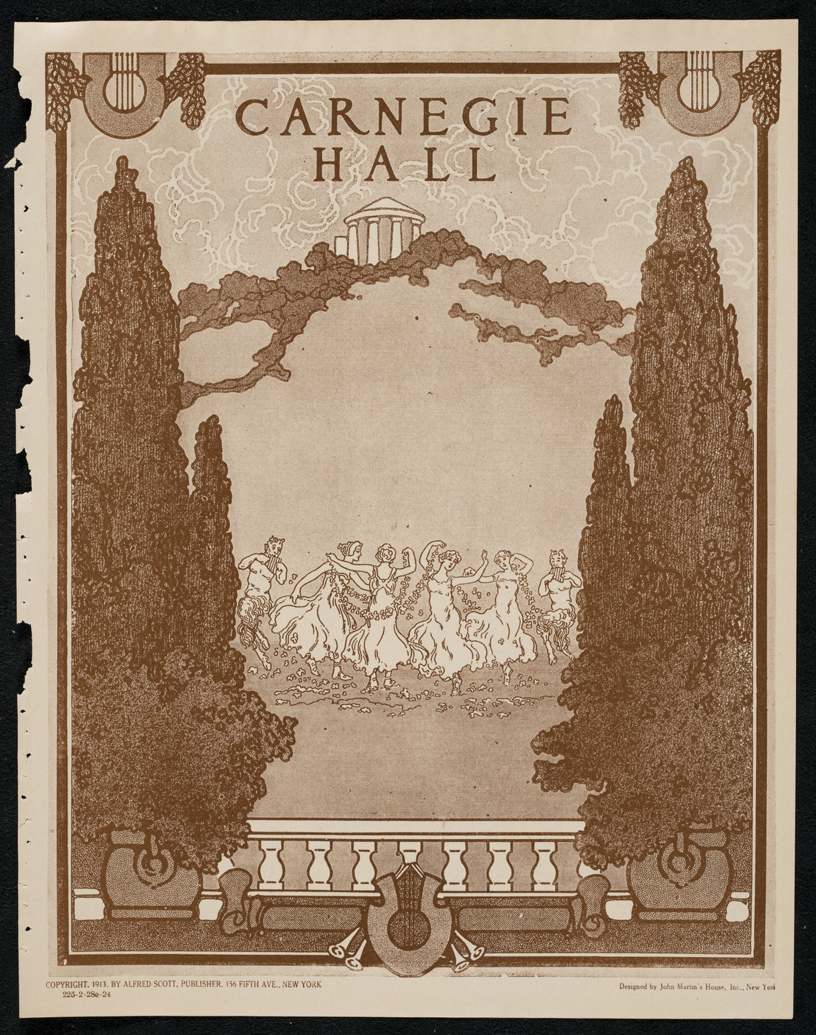 New York Philharmonic, February 28, 1924, program page 1