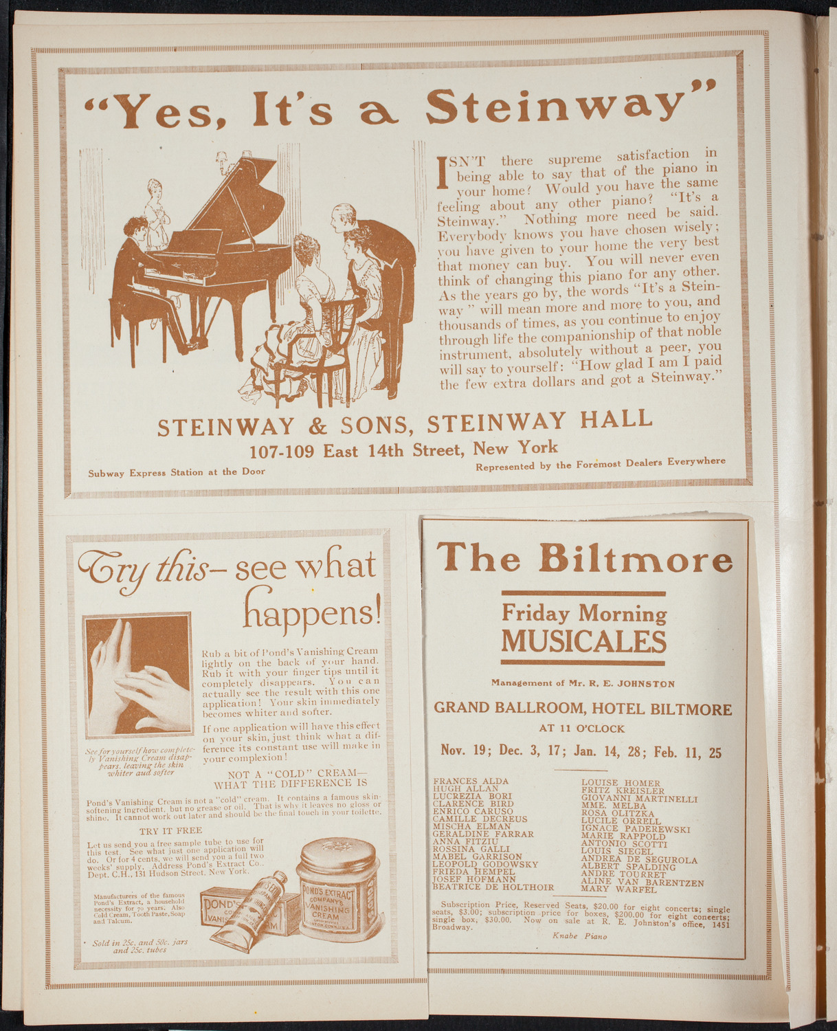 Elmendorf Lecture: The British Isles, November 7, 1915, program page 4