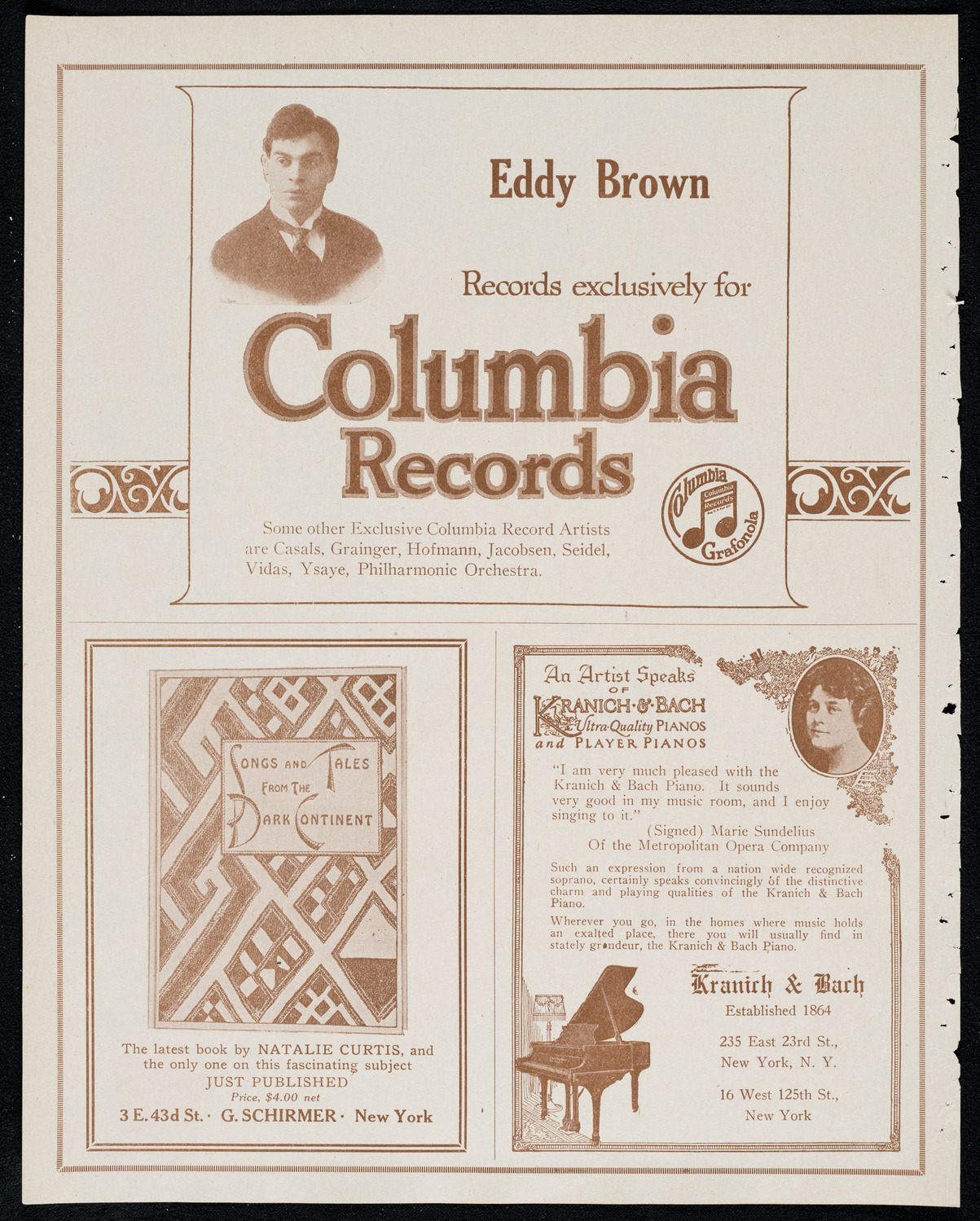 Mischa Levitzki, Piano, December 15, 1920, program page 6