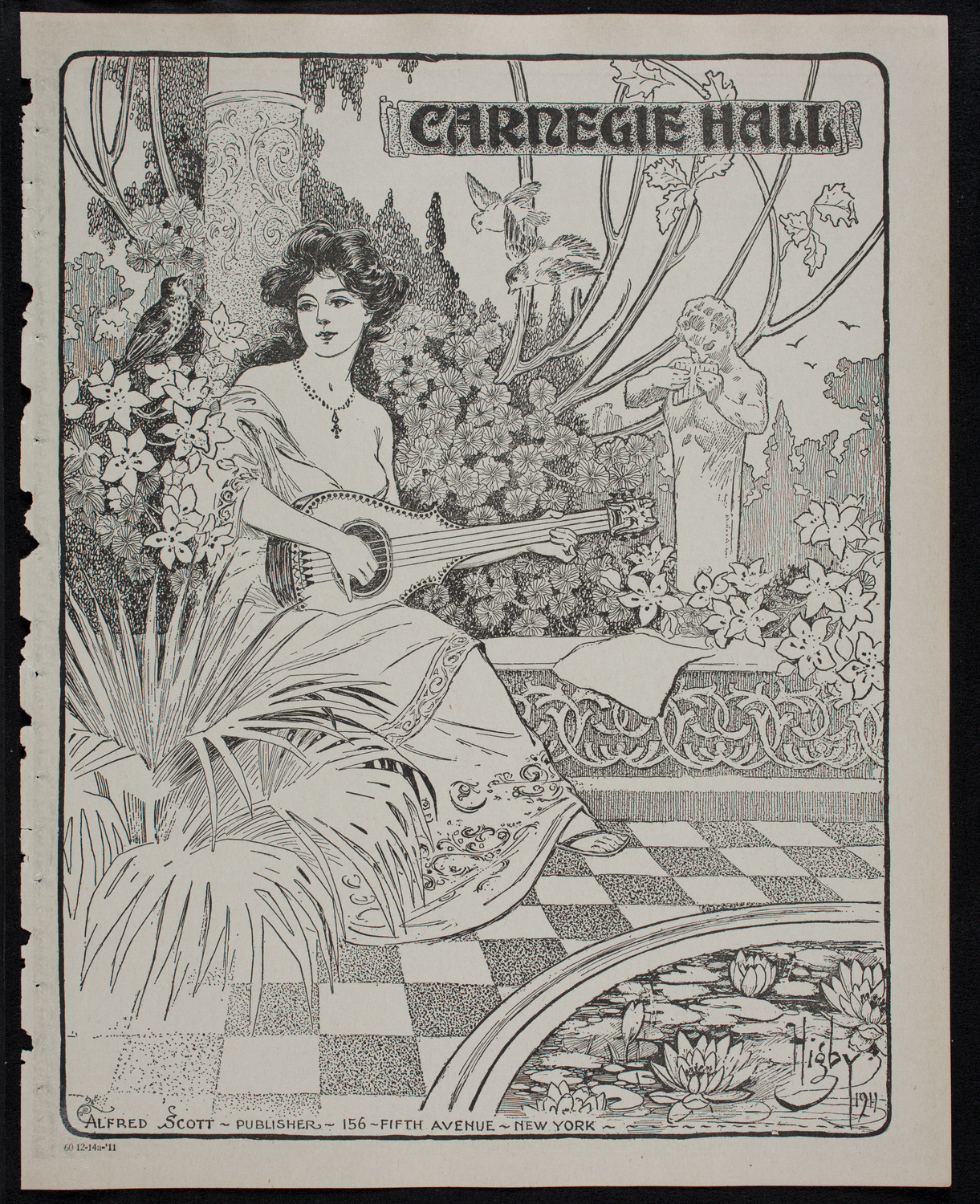 Christmas Concert: Diocesan Auxiliary of the Cathedral of St. John the Divine, December 14, 1911, program page 1