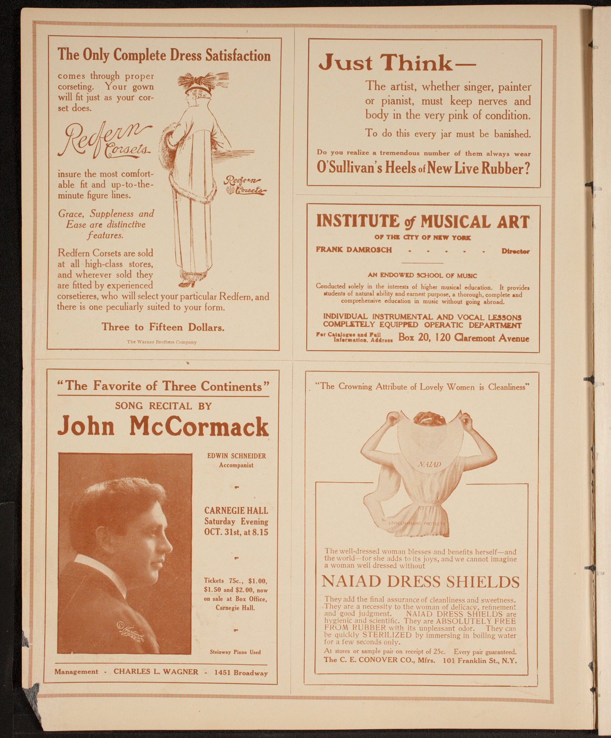 New York Philharmonic, October 29, 1914, program page 2