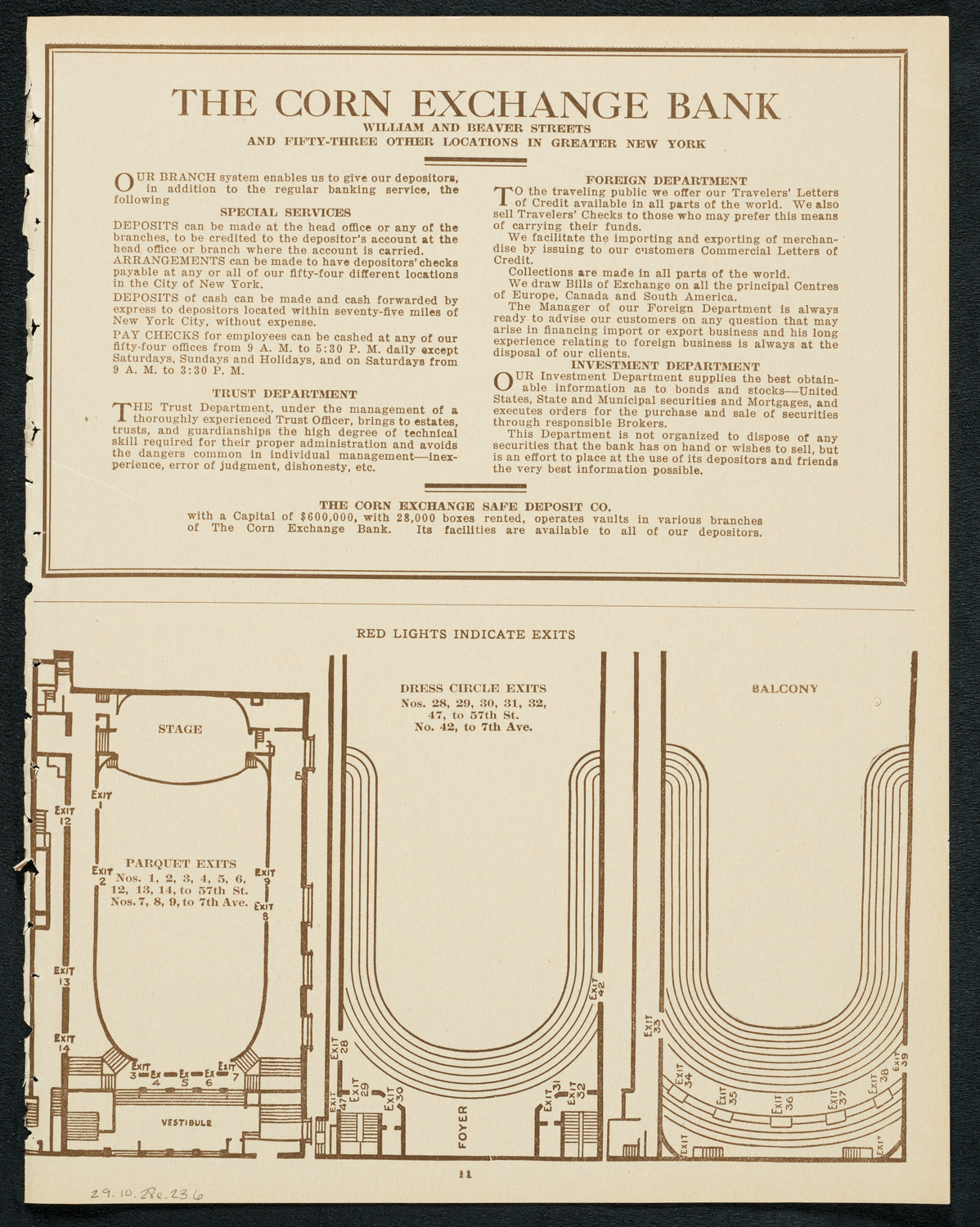 Operatic Concert and First Showing of "The Sons of Italy" ("I figli d'Italia"), October 28, 1923, program page 11