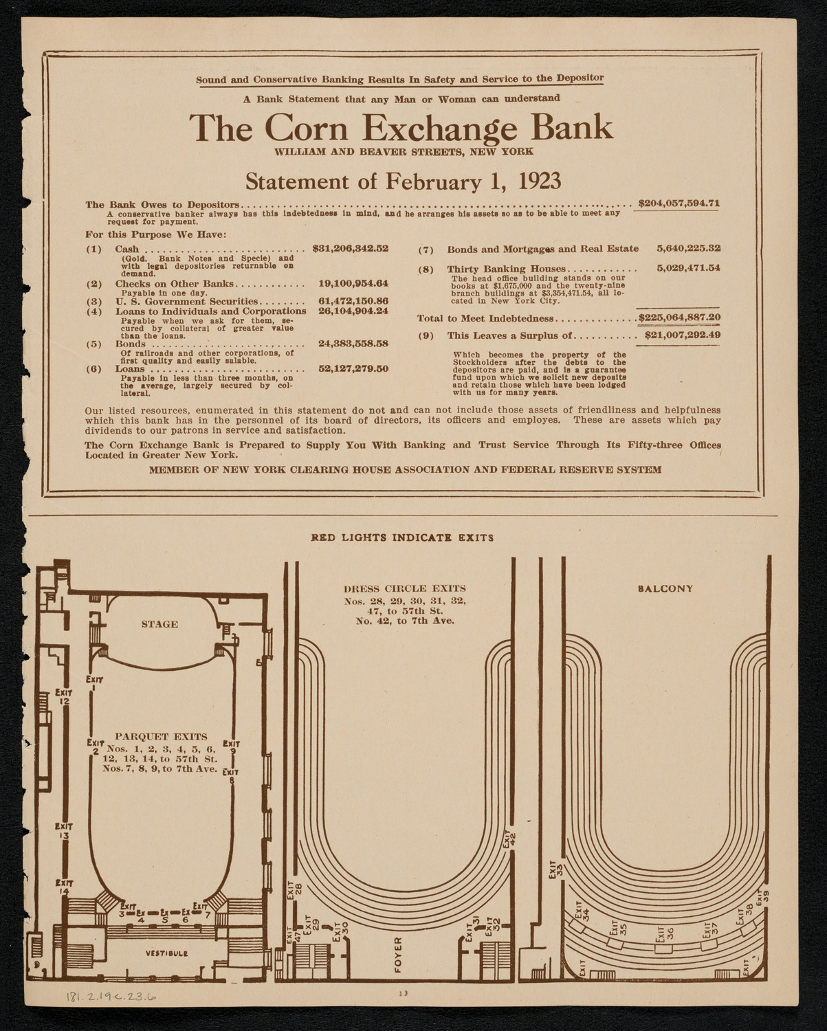 City Symphony Orchestra, February 19, 1923, program page 11