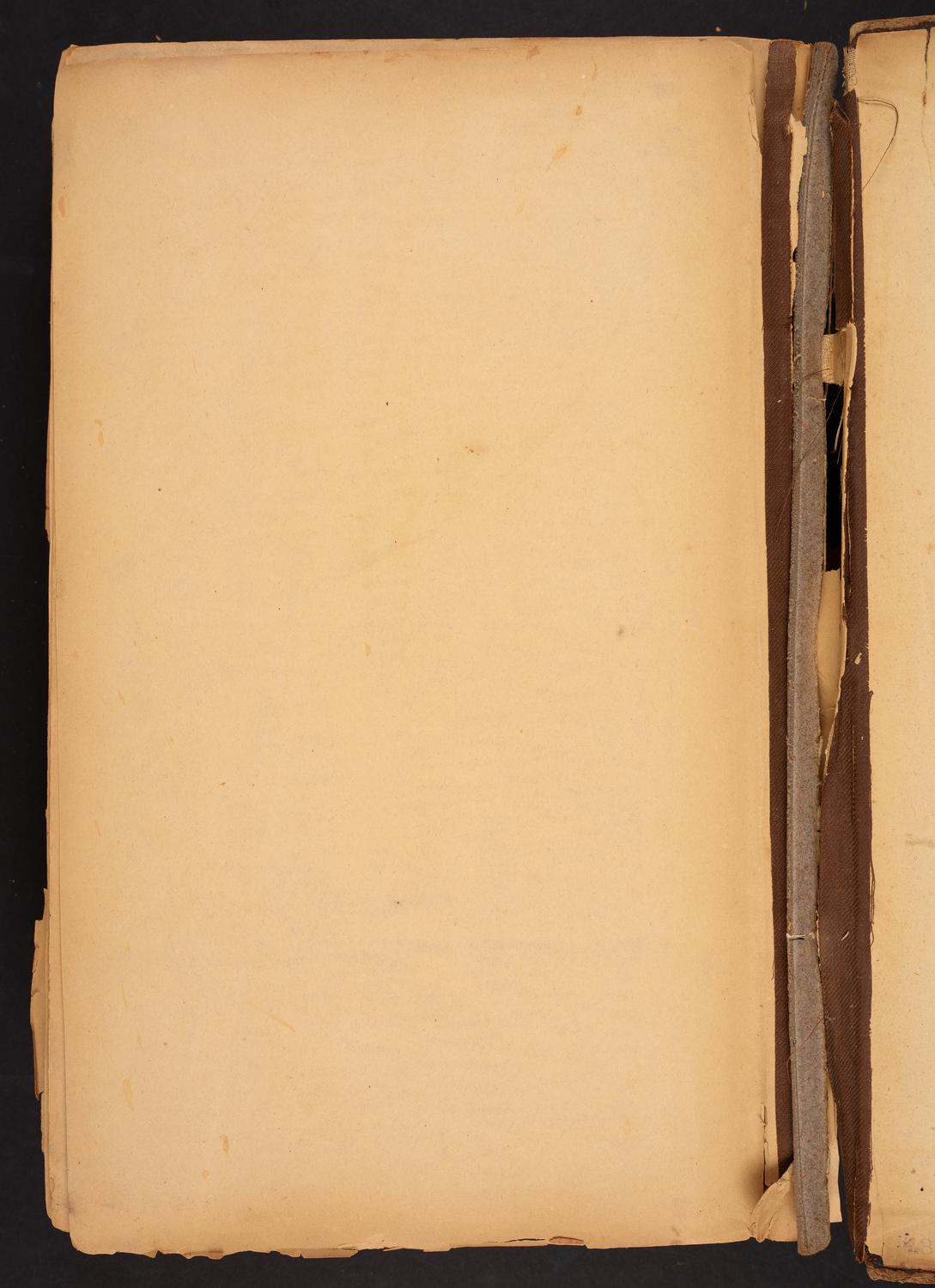 Isaac Hopper Scrapbook, blank page (opposite back cover)