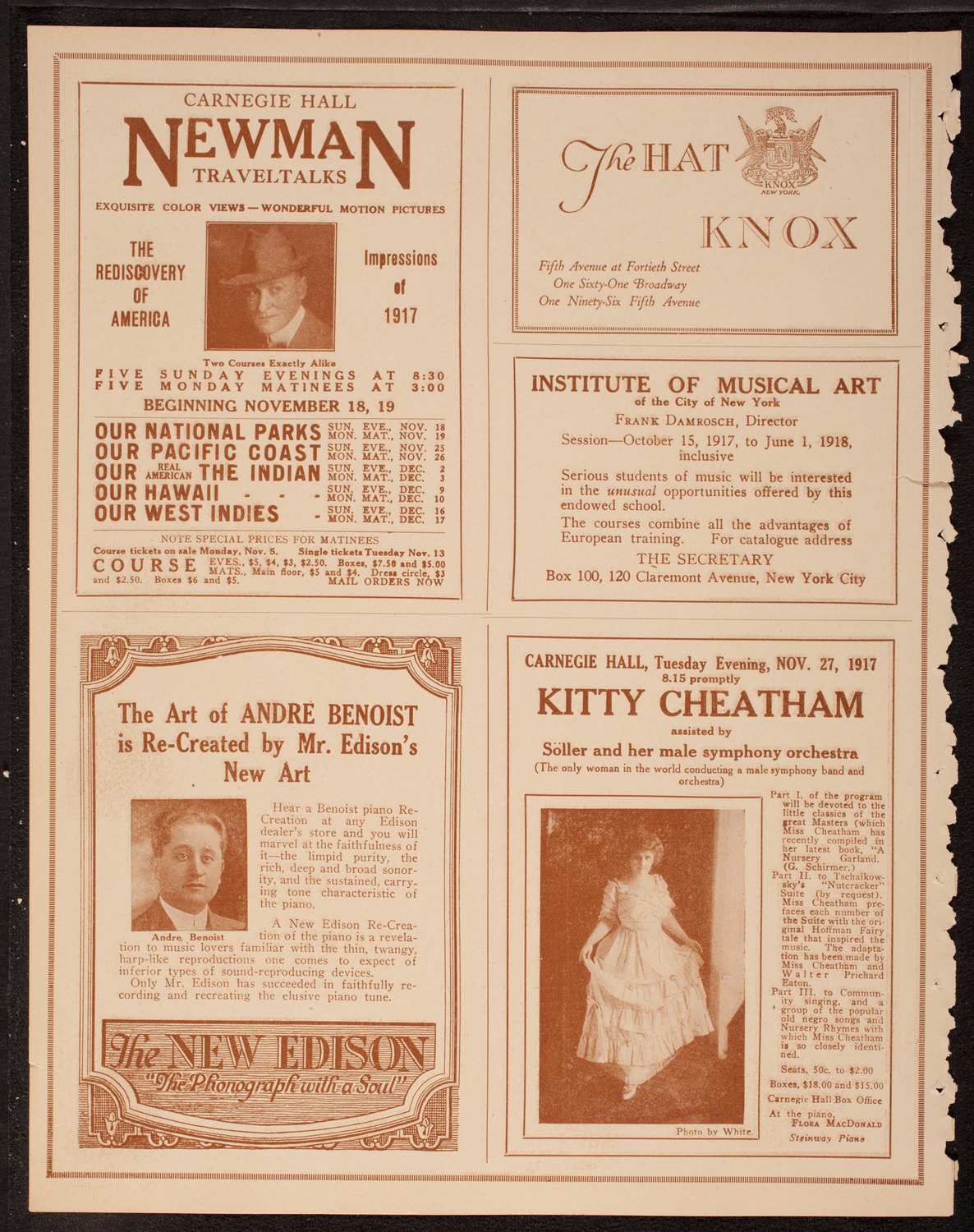 Russian Symphony Society of New York, November 17, 1917, program page 2