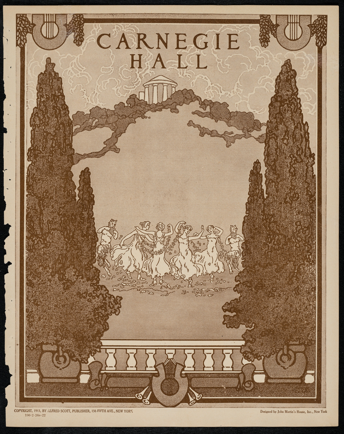 Jewish Teachers' Seminary Concert, February 26, 1922, program page 1