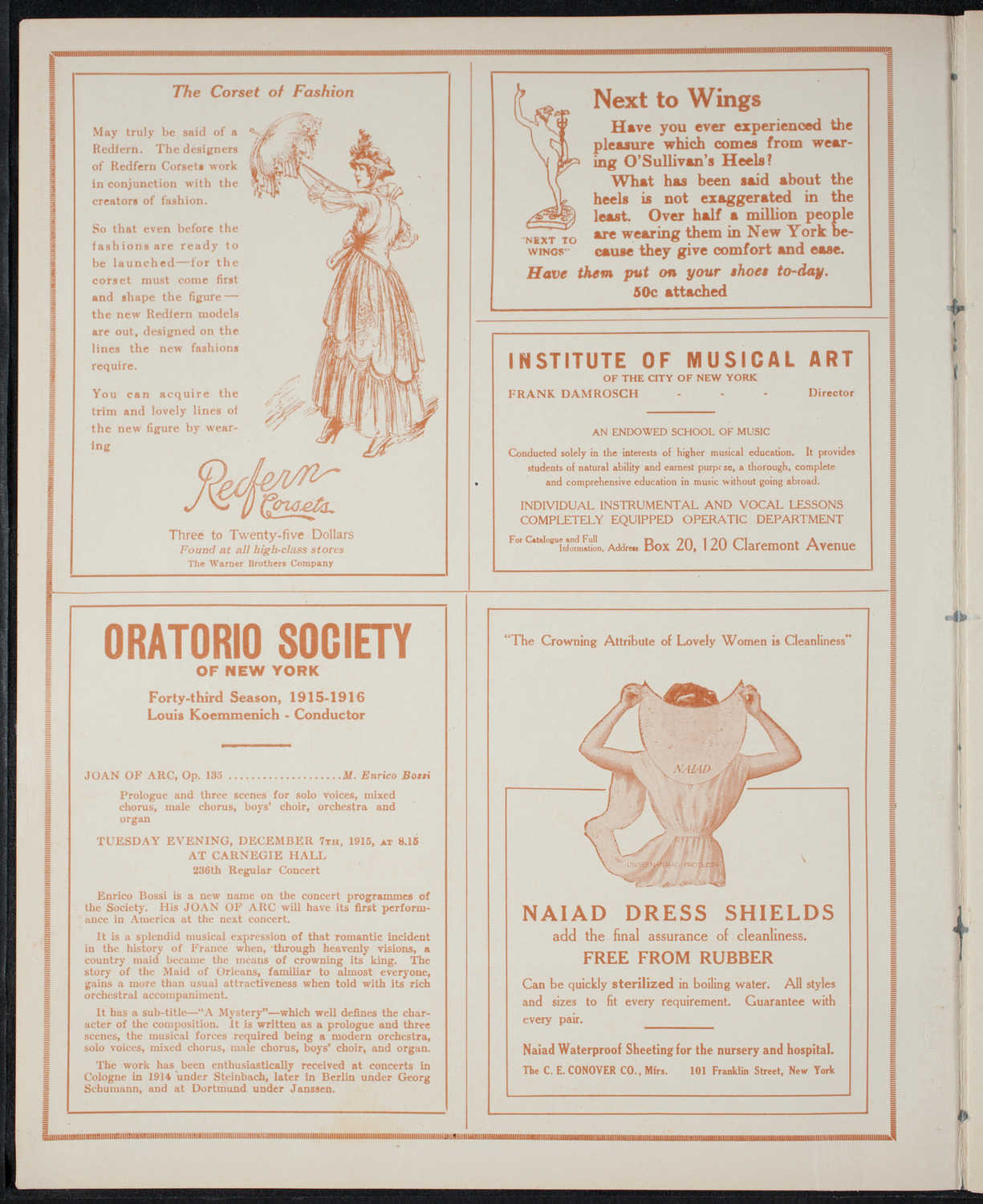 Concert of Negro Music, April 12, 1915, program page 2