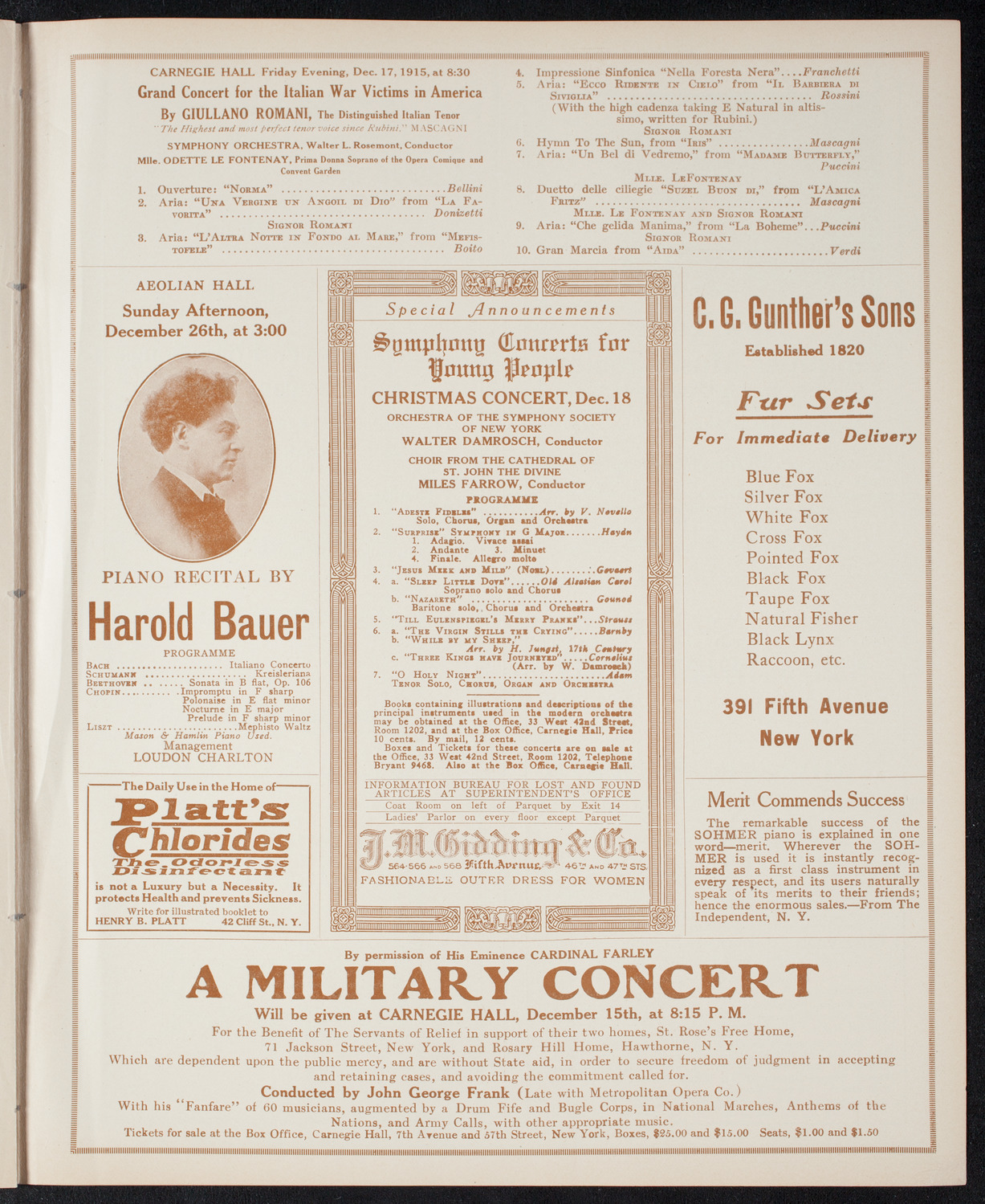 Musical Art Society of New York, December 14, 1915, program page 9