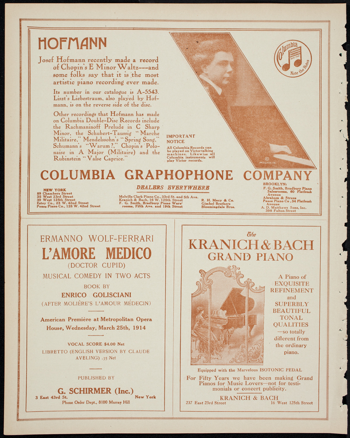 Newman Traveltalks: Vienna, April 5, 1914, program page 6