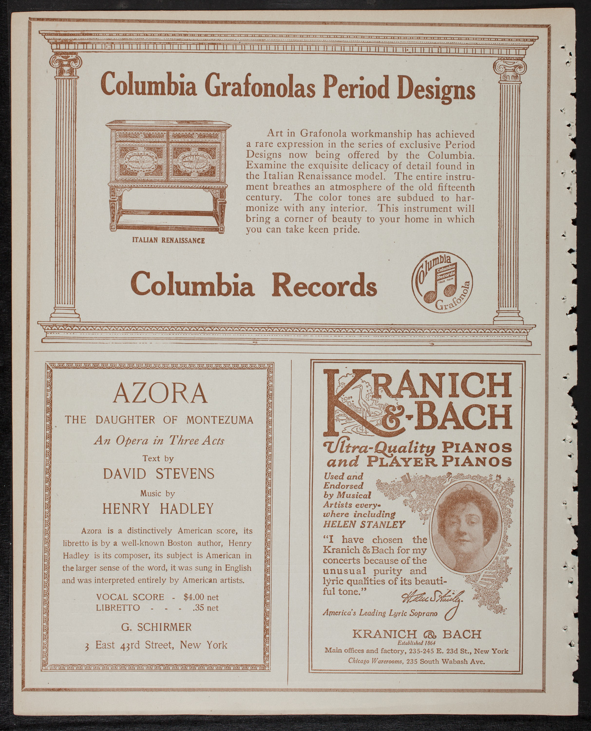 Mischa Elman, Violin, February 1, 1918, program page 6