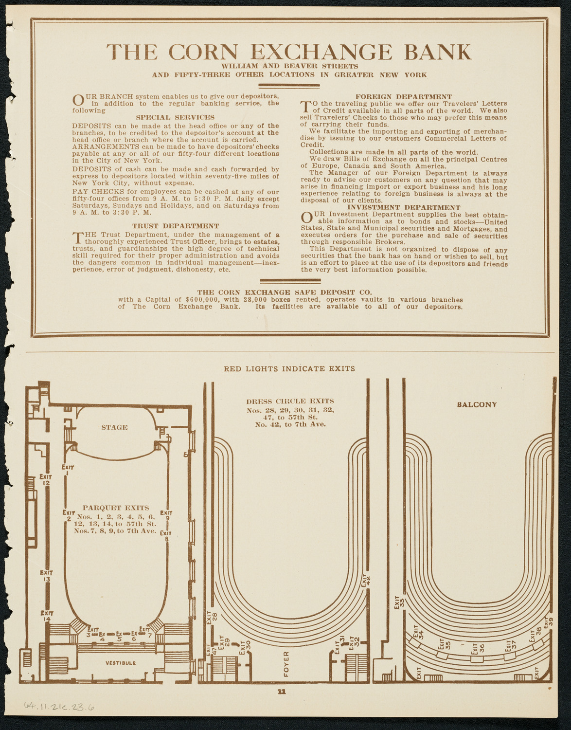 Oratorio Society of New York, November 21, 1923, program page 11