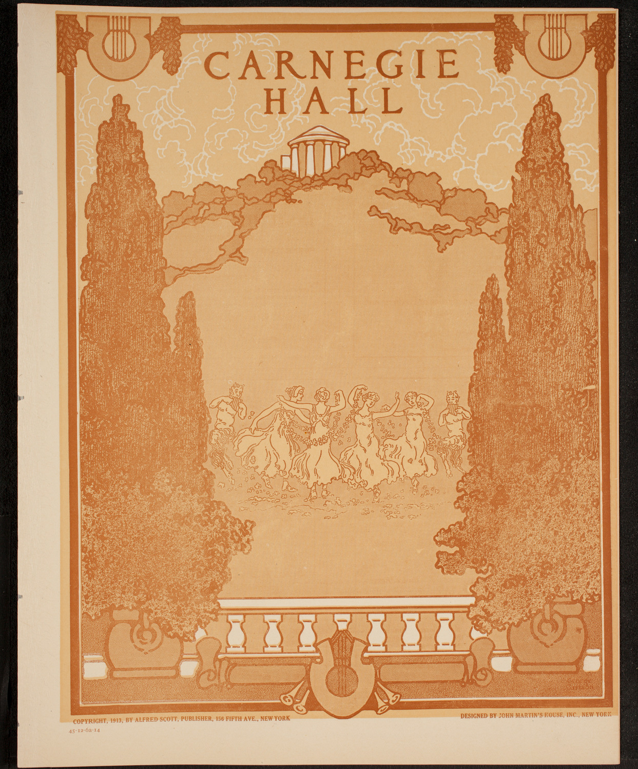 New York Philharmonic, December 6, 1914, program page 1