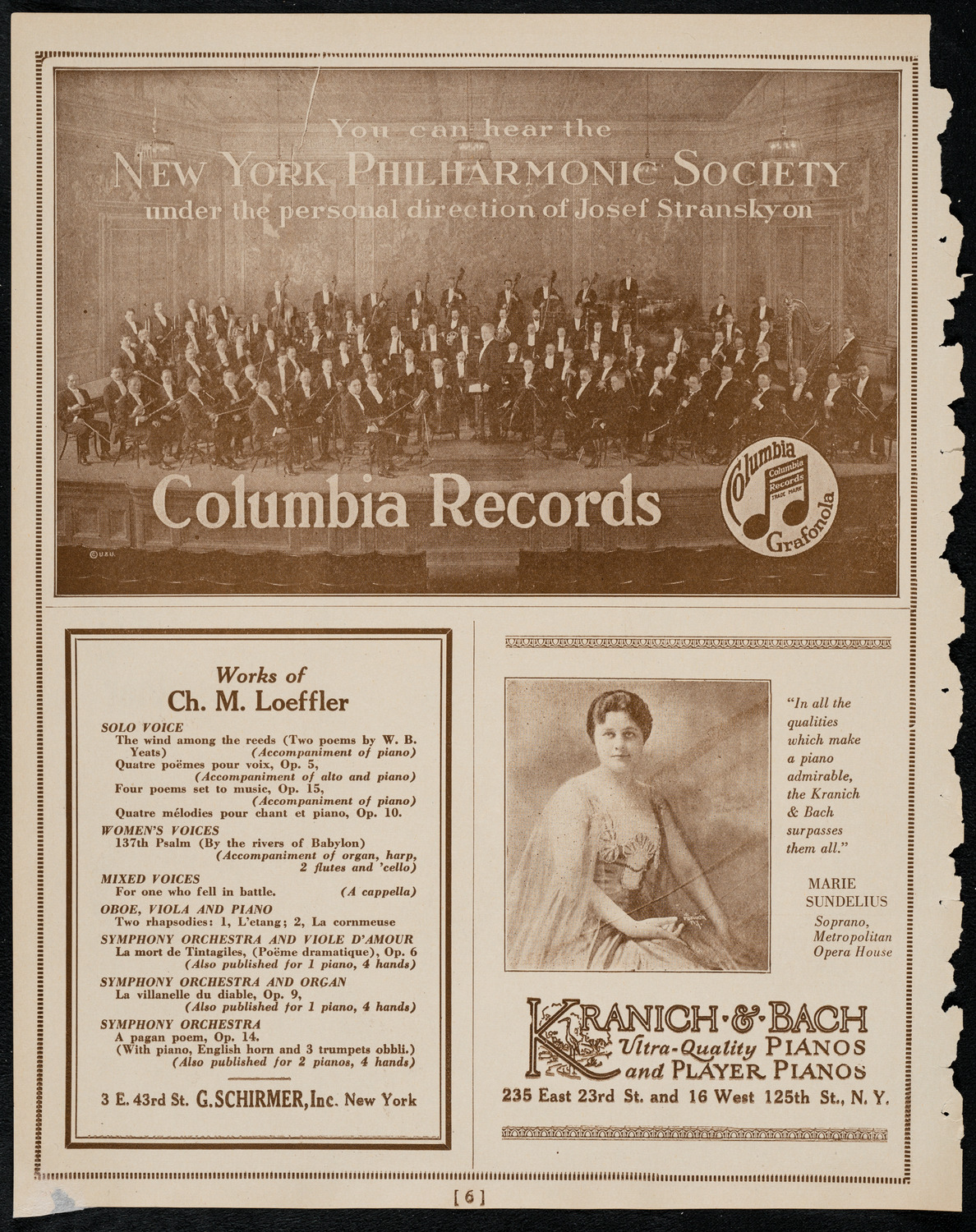 Symphony Concert for Young People, January 28, 1922, program page 6