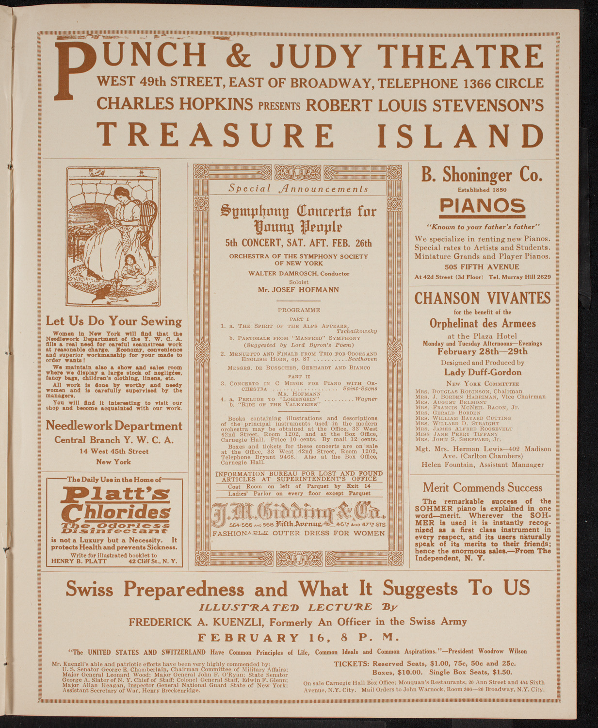 Frieda Hempel, Soprano, February 15, 1916, program page 9