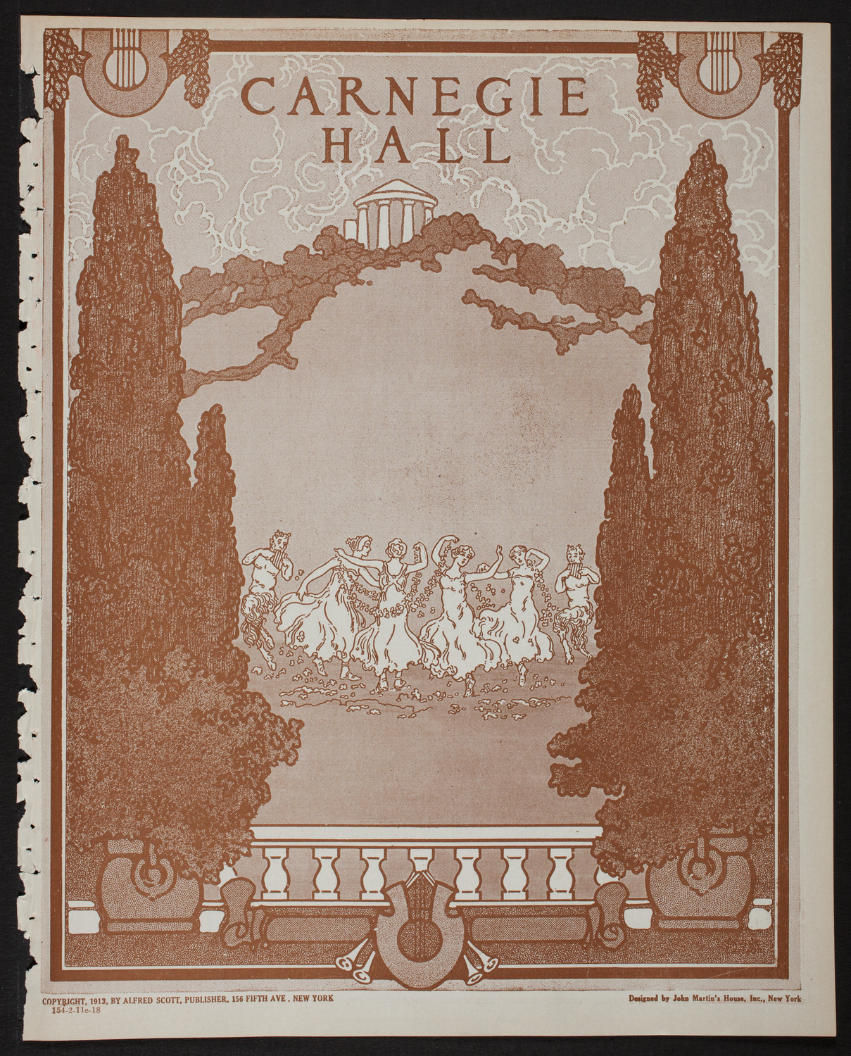 Paulist Choristers, February 11, 1918, program page 1