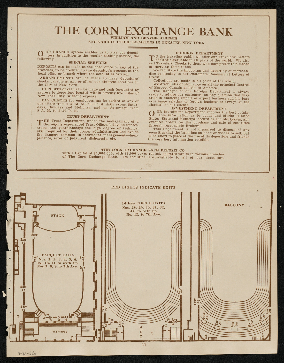 New York Philharmonic, March 9, 1924, program page 11