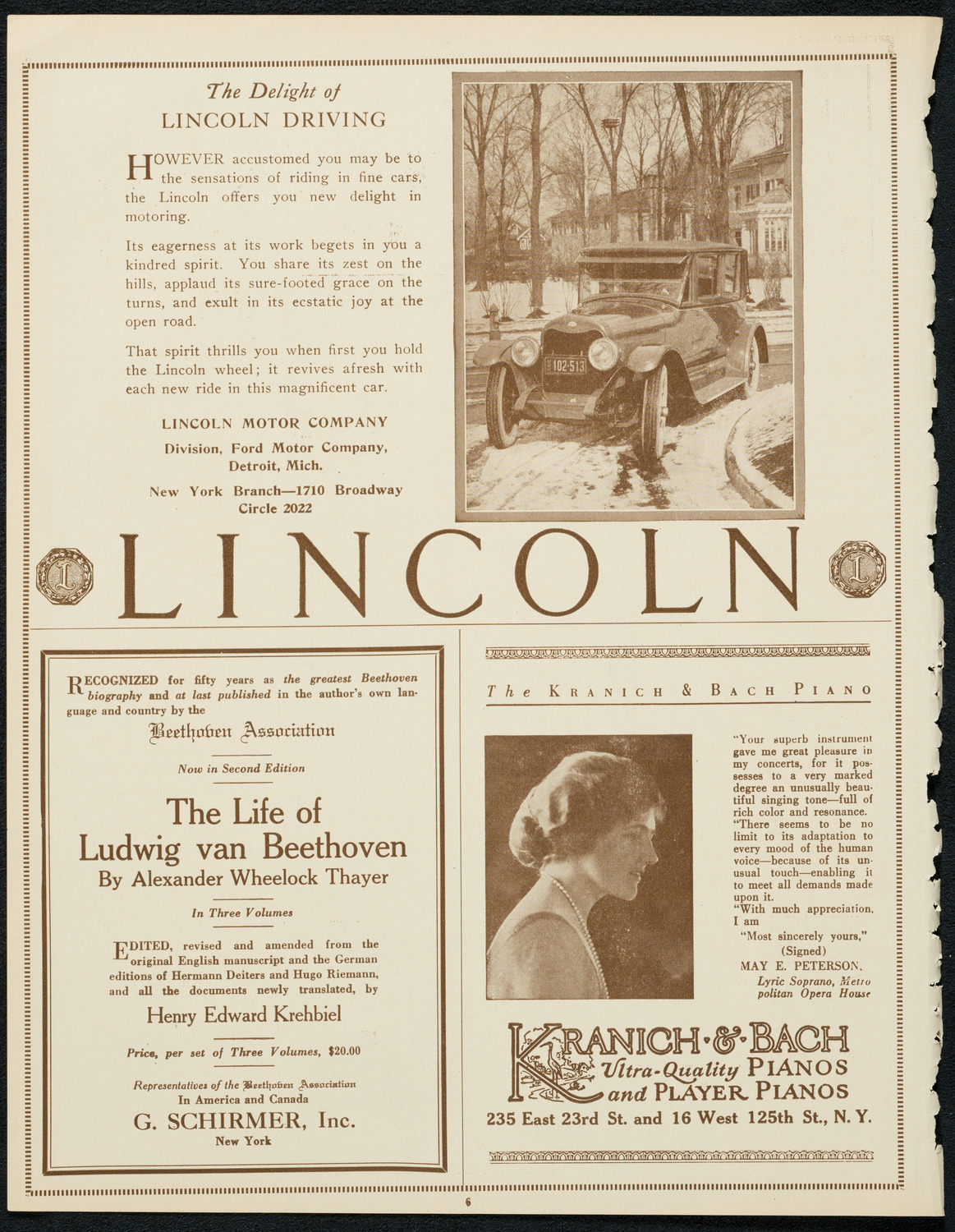 Symphony Concert for Young People, December 29, 1923, program page 6