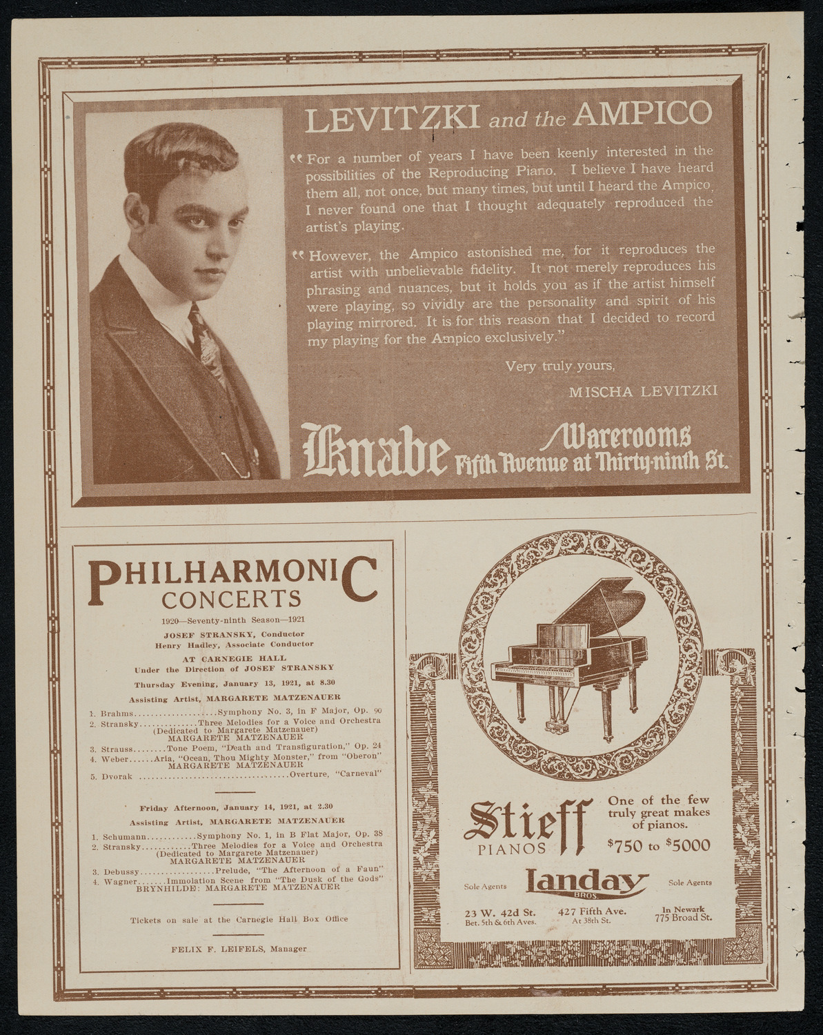 New York Banks' Glee Club, January 11, 1921, program page 12