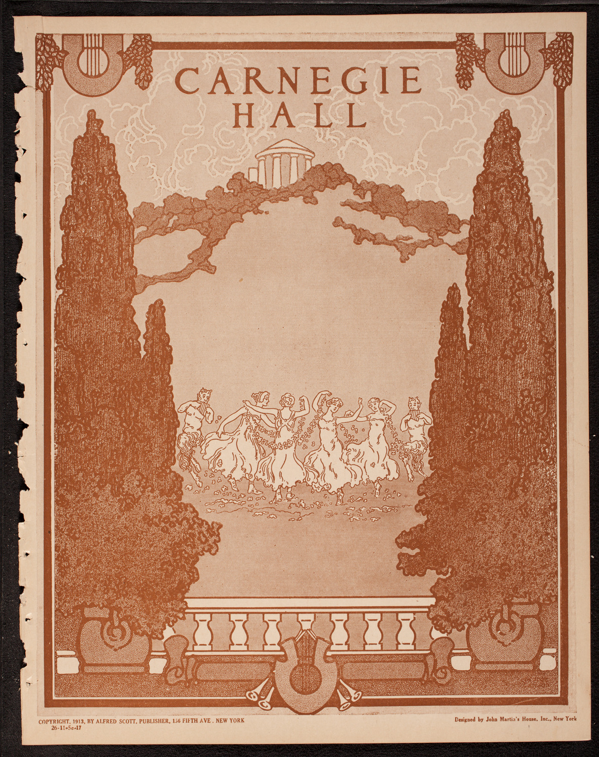 Meeting: The Humanitarian Cult, November 5, 1917, program page 1