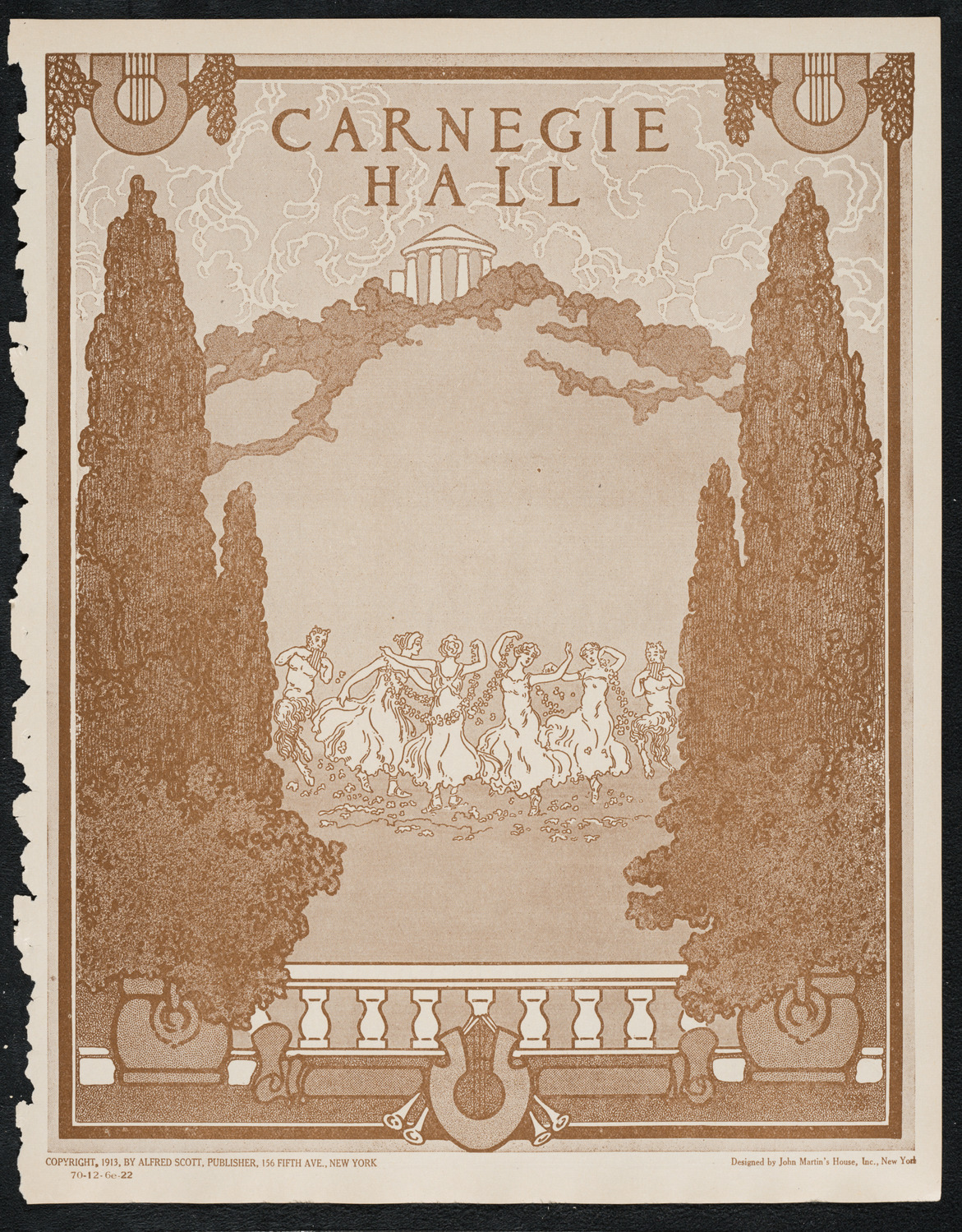 Sigrid Onégin, Contralto, December 6, 1922, program page 1