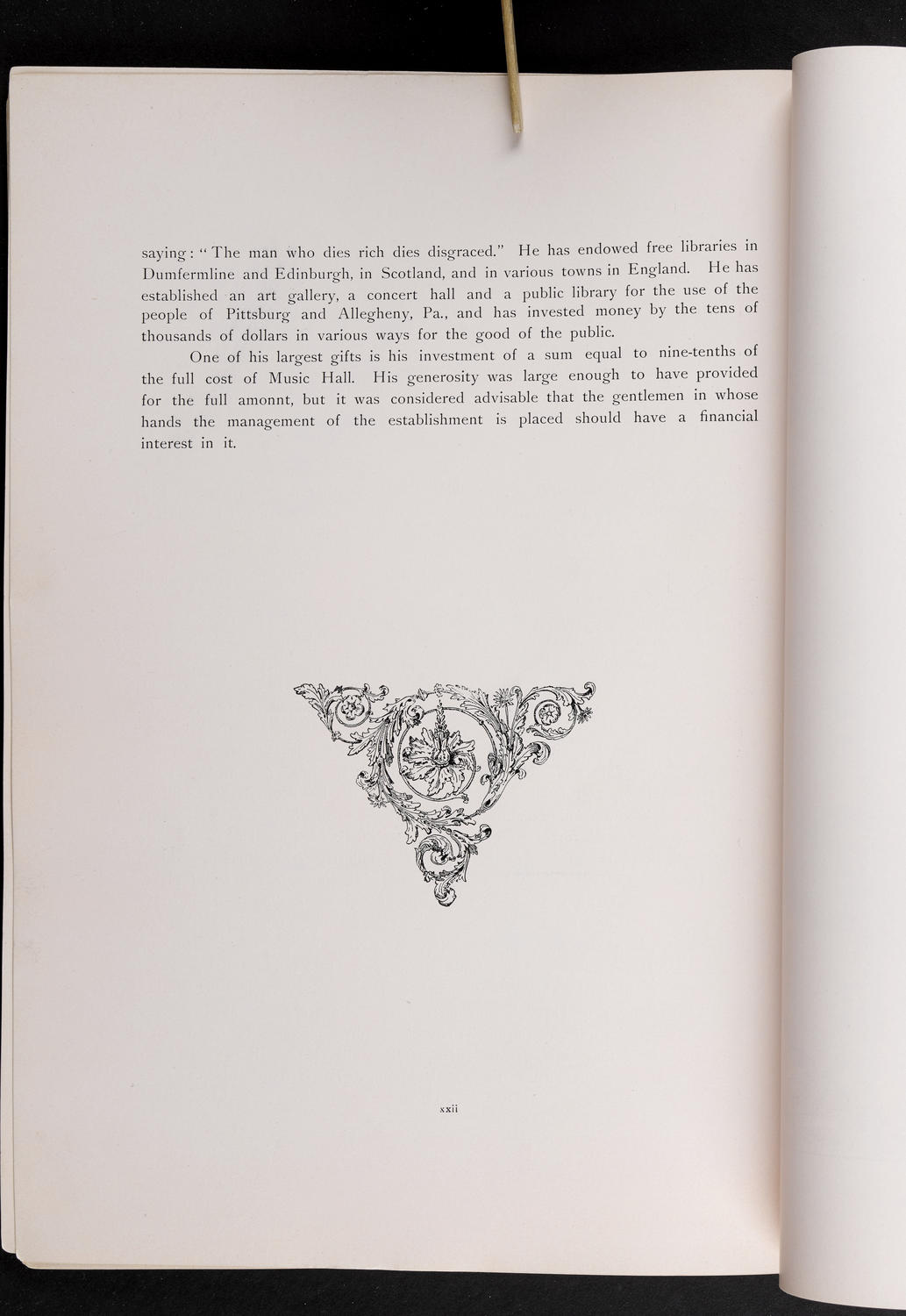 Opening Week Music Festival: Opening Night of Carnegie Hall, May 5, 1891, souvenir program page 30